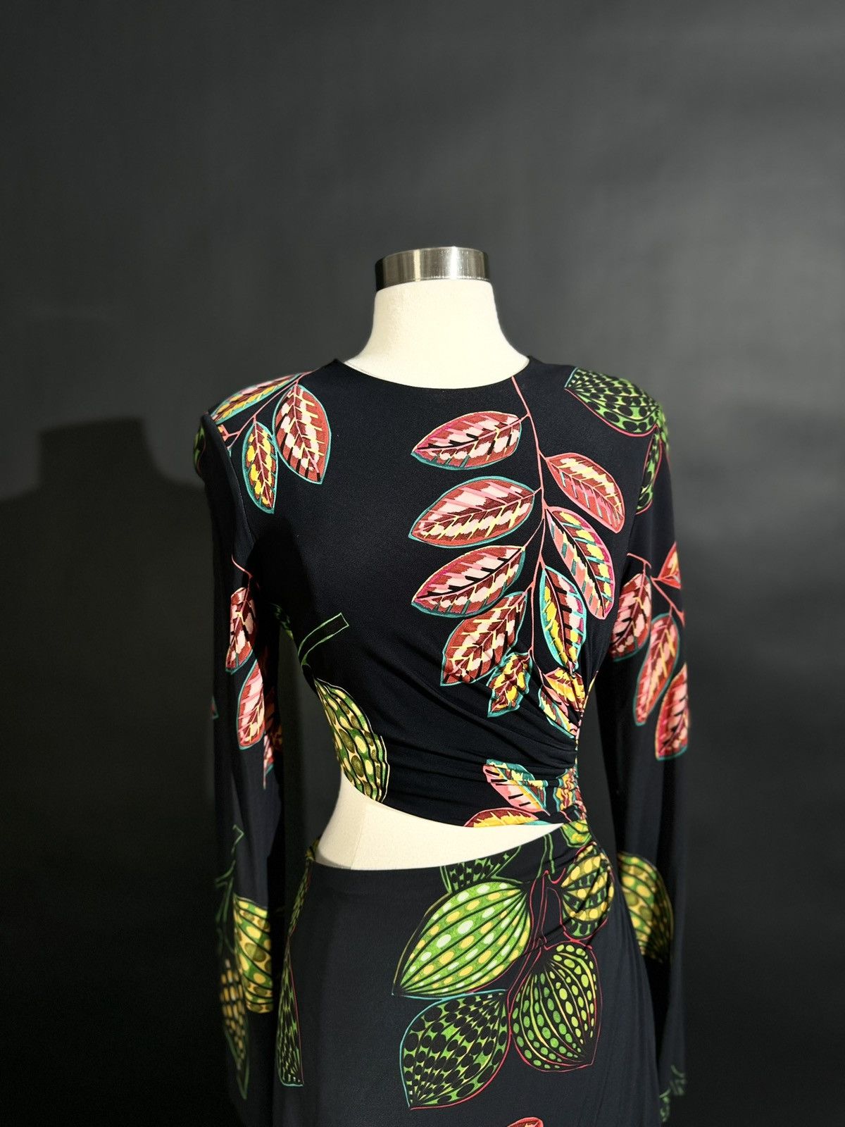 Other Brand New US 6 ELIE SAAB Multicolor Fitted Maxi Gown Size M / US 6-8 / IT 42-44 - 3 Thumbnail