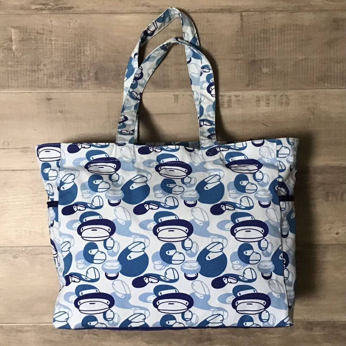 Bape × Nigo BAPE MILO camo Blue MOMS TOTE BAG a bathing ape NIGO Size ONE SIZE - 4 Thumbnail
