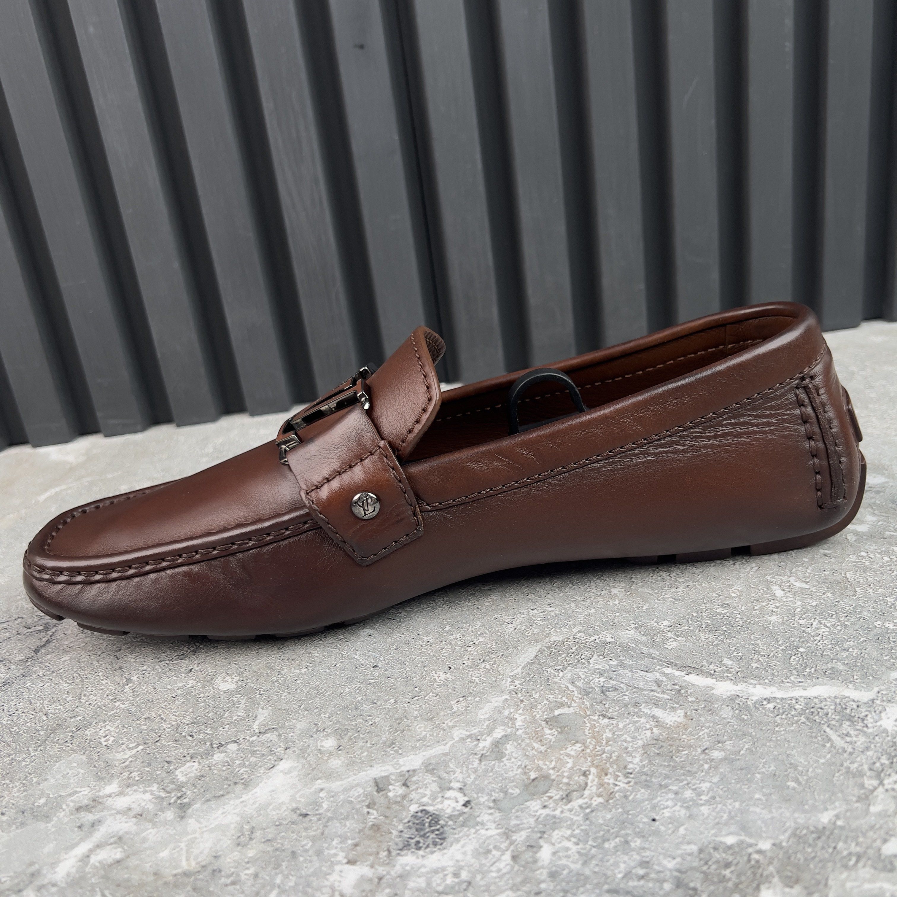 Louis Vuitton Monte Carlo Moccasins Patina Leather Size US 8.5 / EU 41-42 - 5 Thumbnail