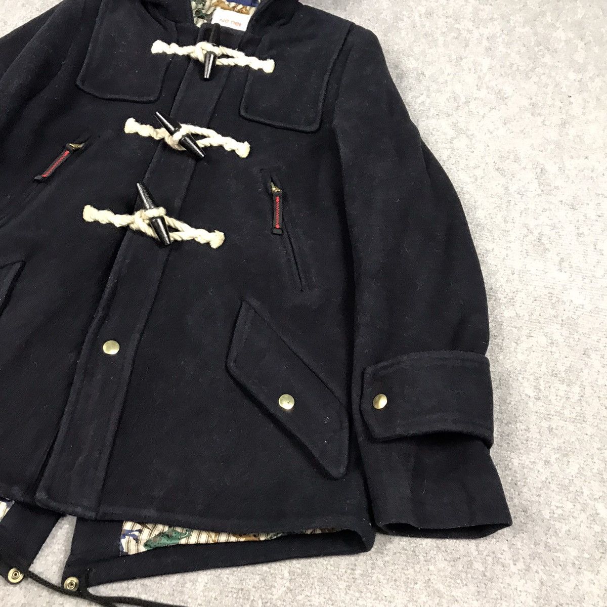 Issey Miyake × Ne-Net NE-NET ISSEY MIYAKE WOOL HOODIE JACKET Size M / US 6-8 / IT 42-44 - 5 Thumbnail