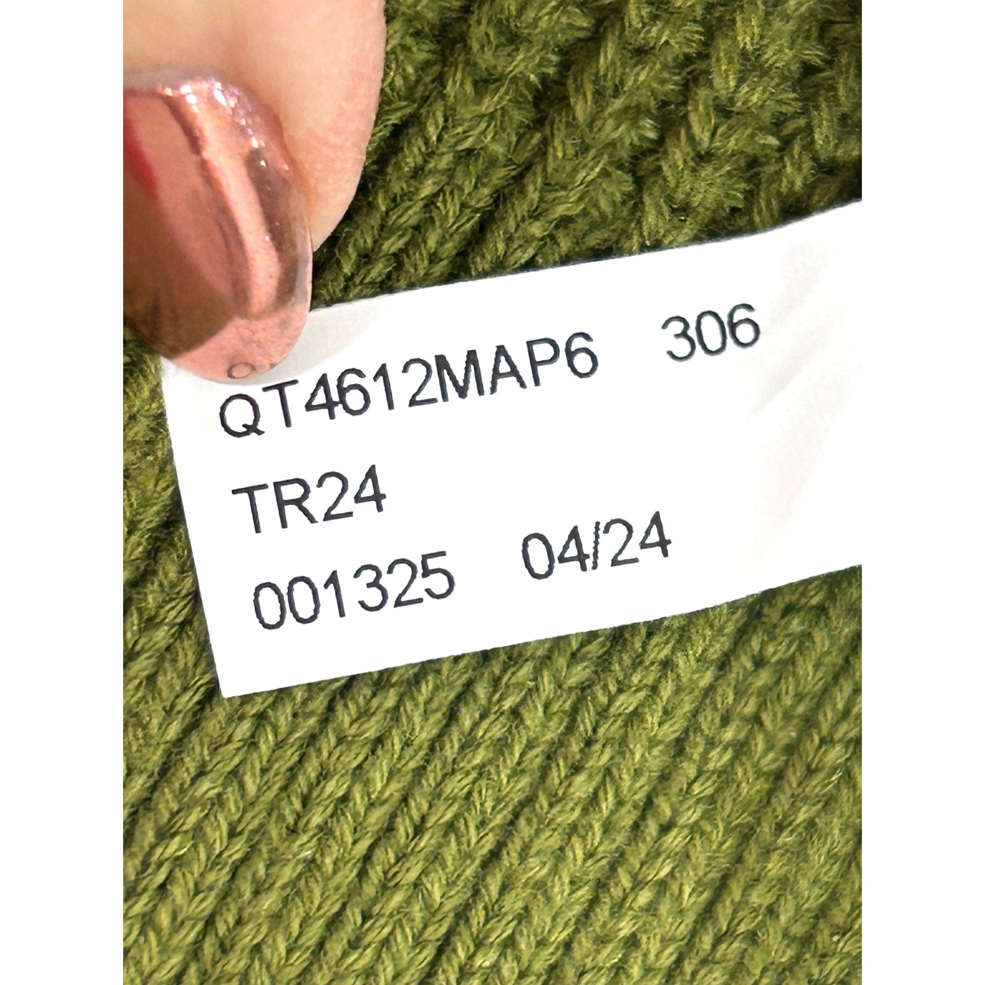 Michael Kors Michael Kors Green Sweater L Short Sleeve Crewneck Ribbed Go Size L / US 10 / IT 46 - 7 Thumbnail