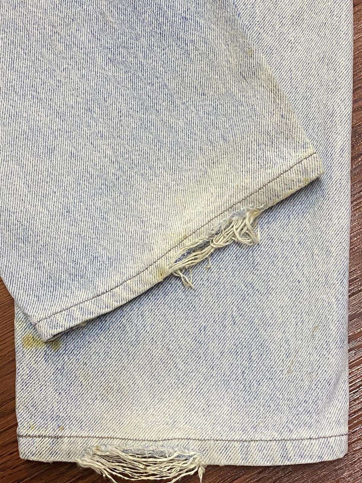 Levi's × Levi's Vintage Clothing Vintage Levis505 90s Faded Wash Distressed Loose Jeans Size US 32 / EU 48 - 8 Thumbnail