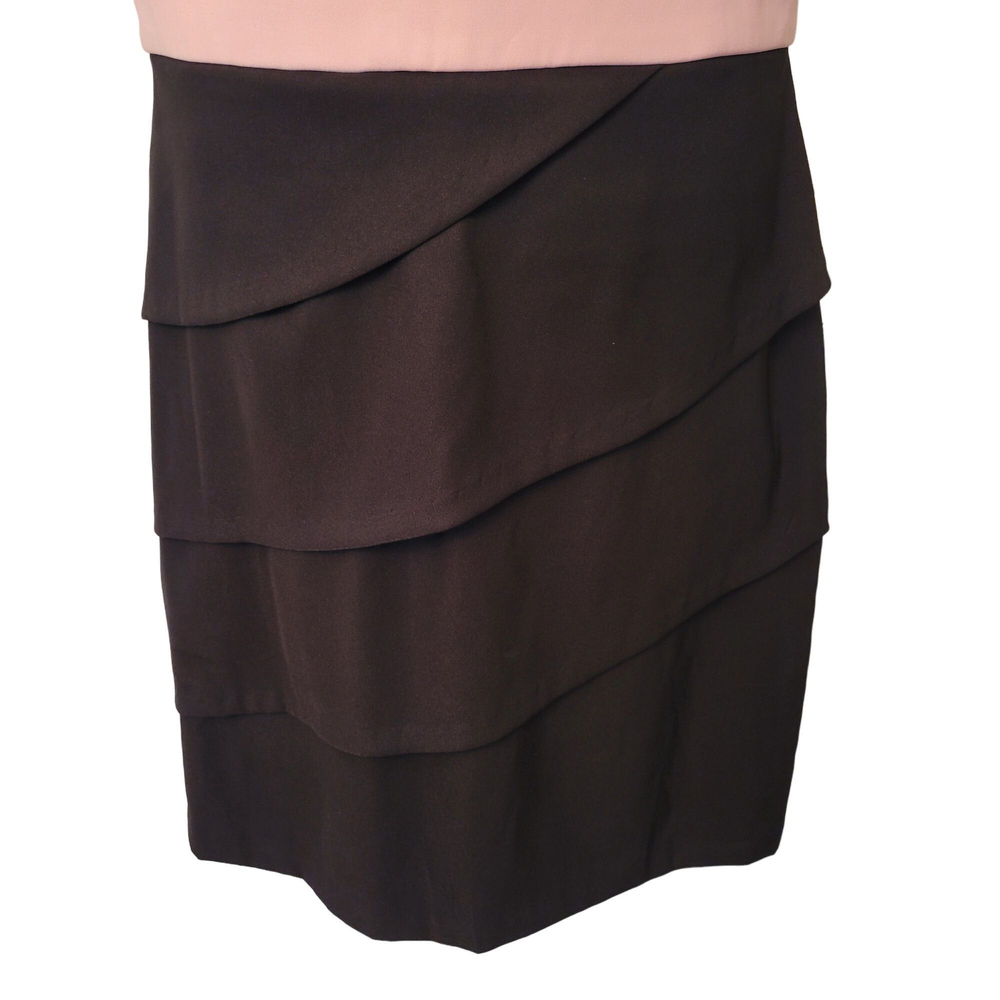 Vintage Connected Apparel Sleeveless Black White Geometric Dress Pin Size XL / US 12-14 / IT 48-50 - 4 Thumbnail