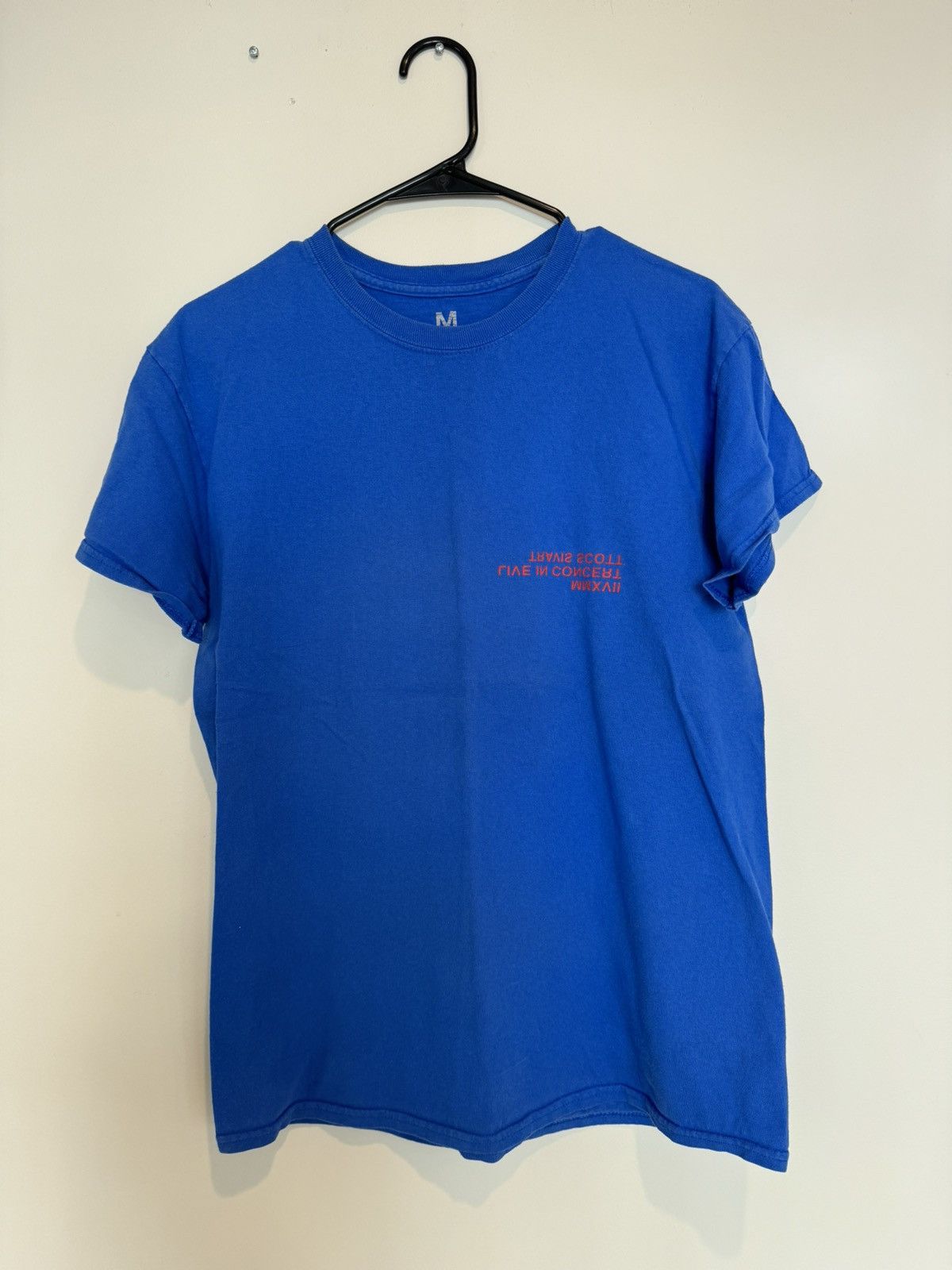 Travis Scott × Virgil Abloh Birds In The Trap Virgil Abloh Designed Blue Tour Tee Size US M / EU 48-50 / 2 - 2 Thumbnail