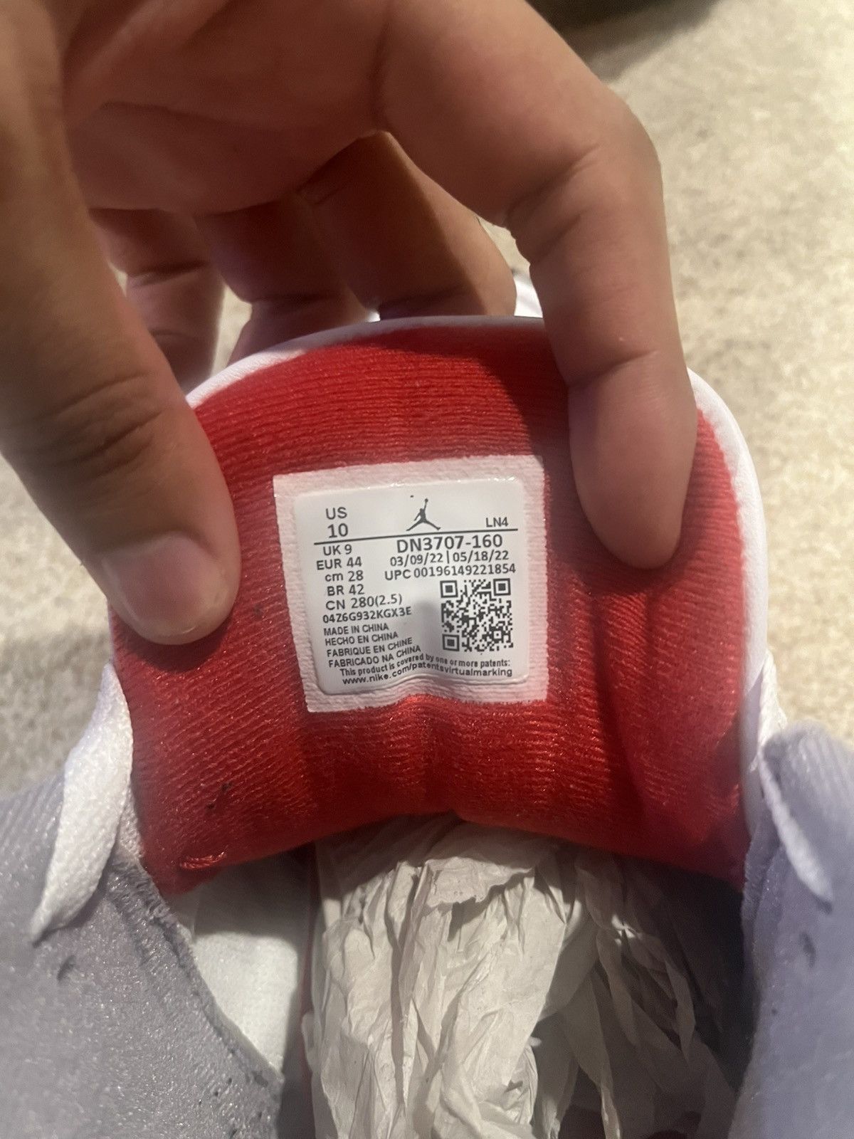 Jordan Brand Fire Red 3s Size US 10 / EU 43 - 4 Thumbnail