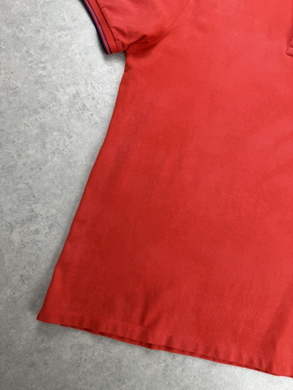Stone Island Stone Island Slim Fit Polo Red Custom Bleach Wash 3XL Size US XXL / EU 58 / 5 - 3 Thumbnail