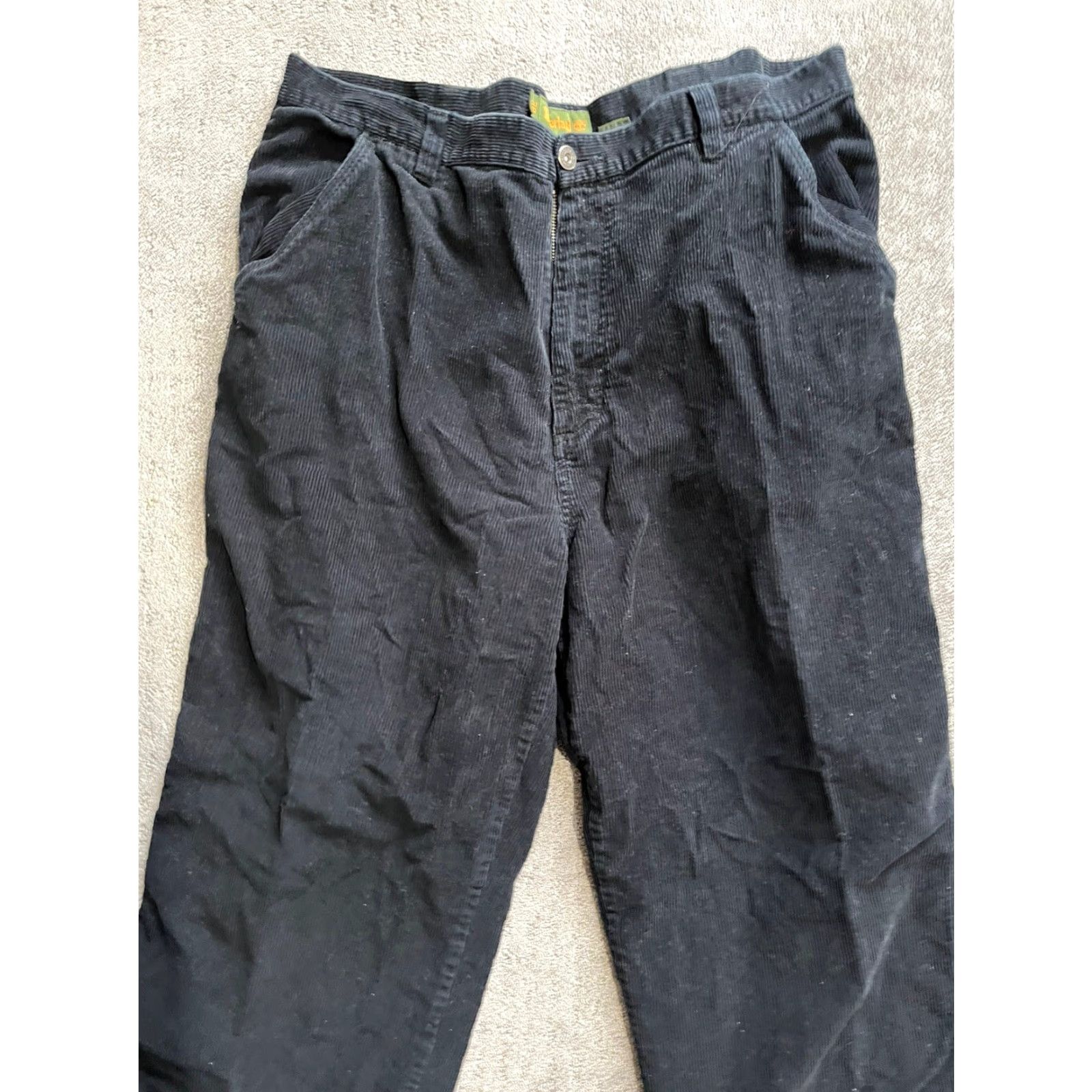 Timberland Vintage Timberland Corduroy Pants Men's W38 x L30 Black Straight Leg 100% Cotton Size US 38 / EU 54 - 2 Thumbnail