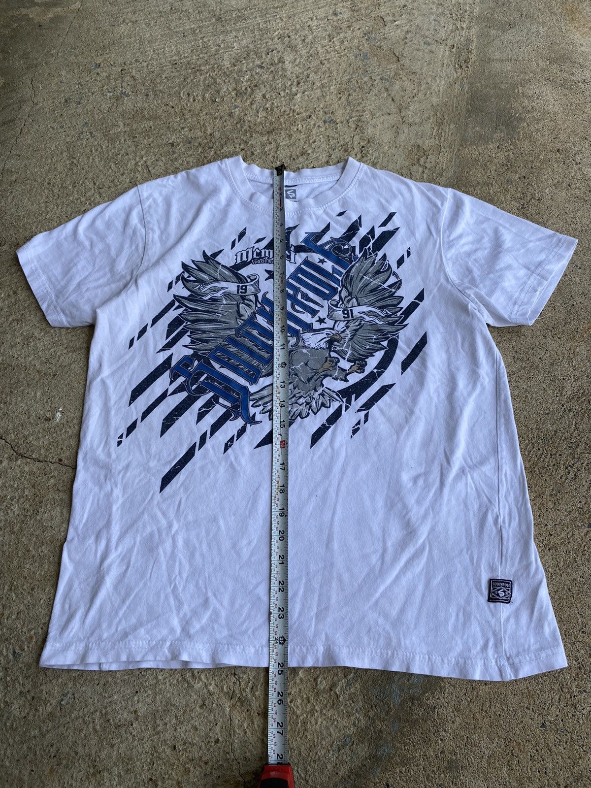 Japanese Brand × Southpole × Vintage Vintage Y2K South Pole White Eagle Essential Shirt Size US M / EU 48-50 / 2 - 5 Thumbnail