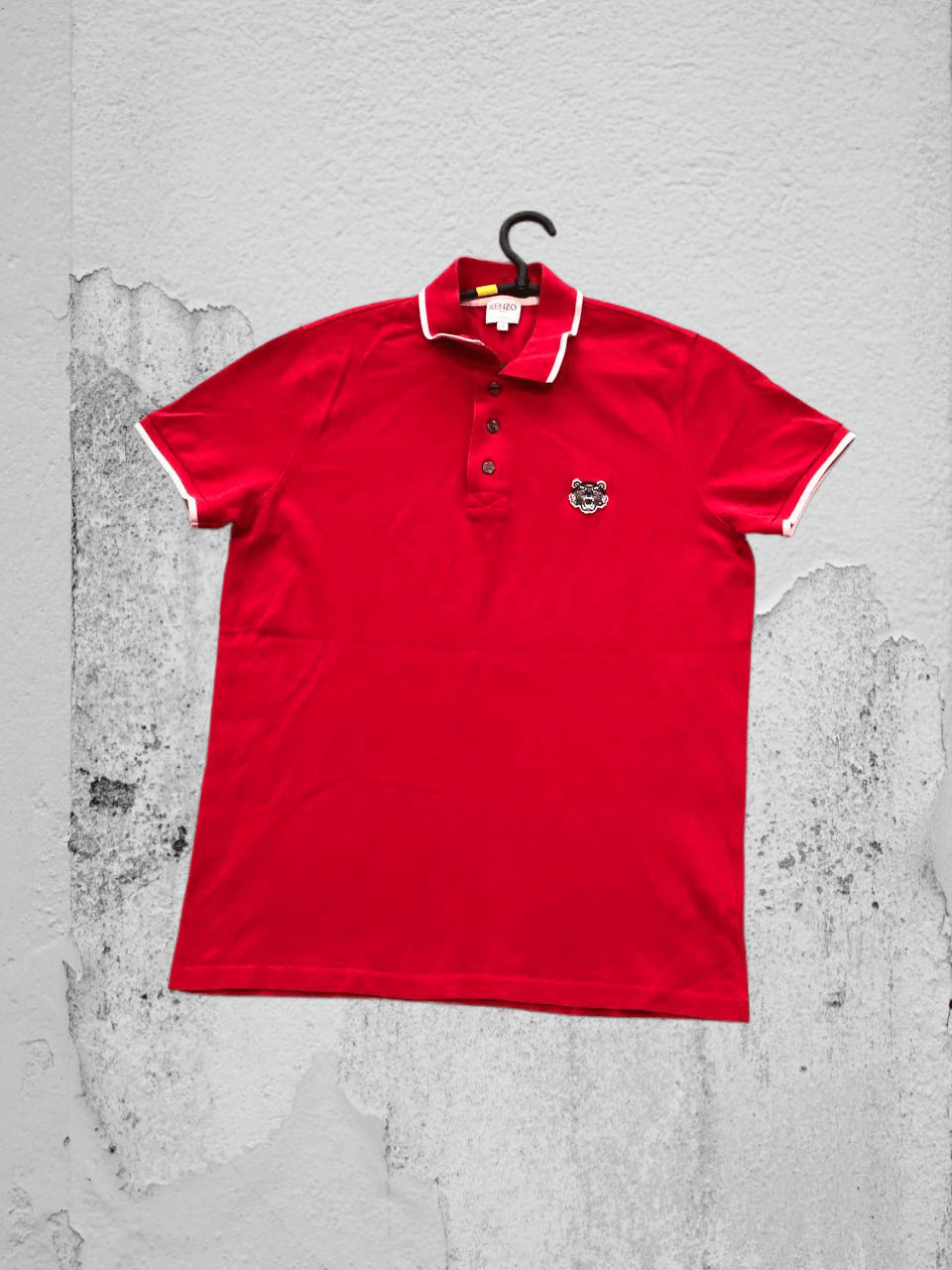 Kenzo Vintage T-shirt red Kenzo luxury polo logo crazy Y2K Size US S / EU 44-46 / 1 - 1 Thumbnail