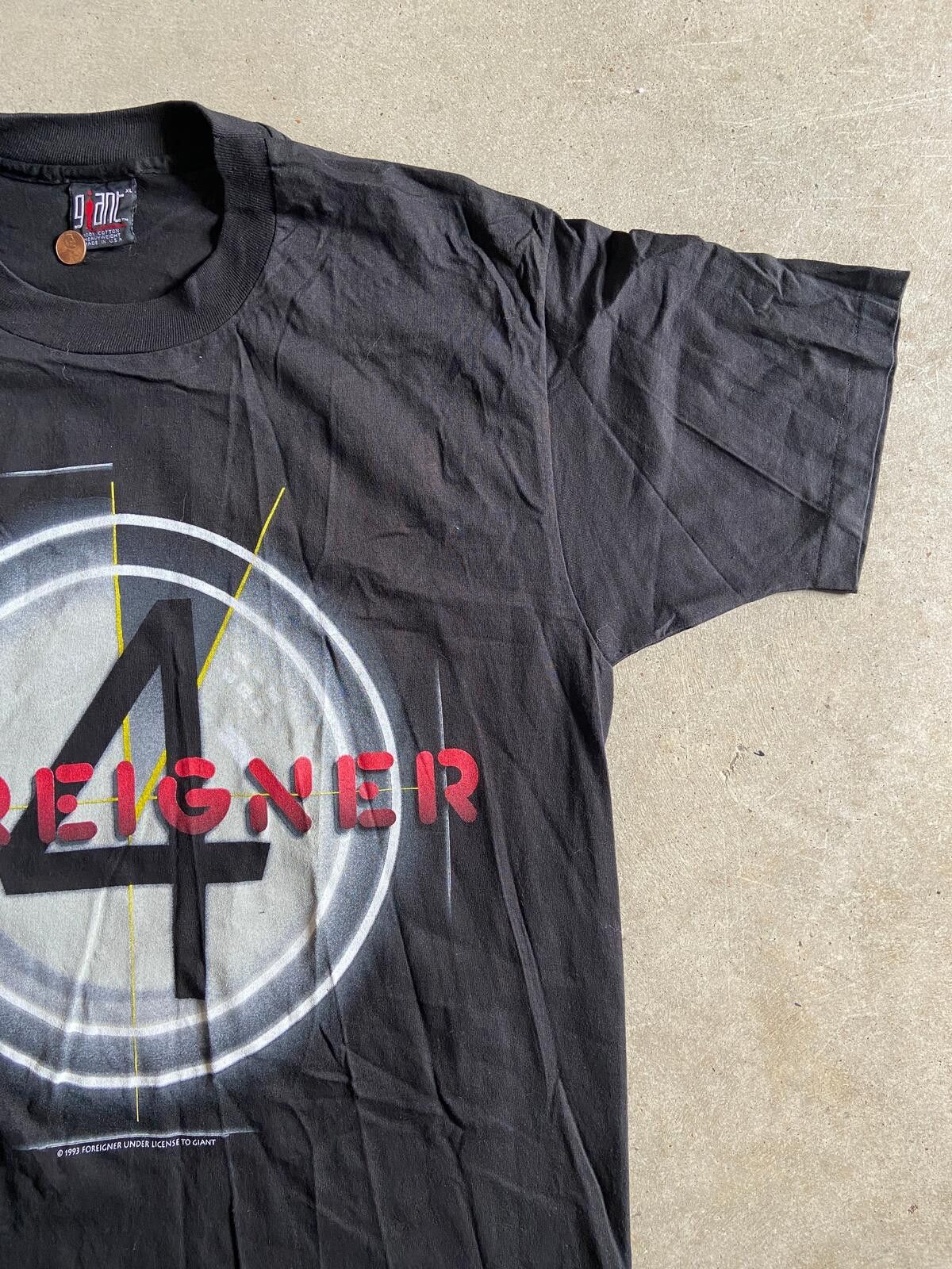 Giant VTG Foreigner Four Ever Tee Sz L Size US L / EU 52-54 / 3 - 2 Thumbnail