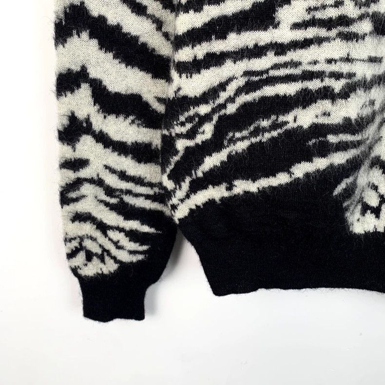 Saint Laurent Paris Saint Laurent Black and White Knit Sweater-2507 Size US S / EU 44-46 / 1 - 3 Thumbnail