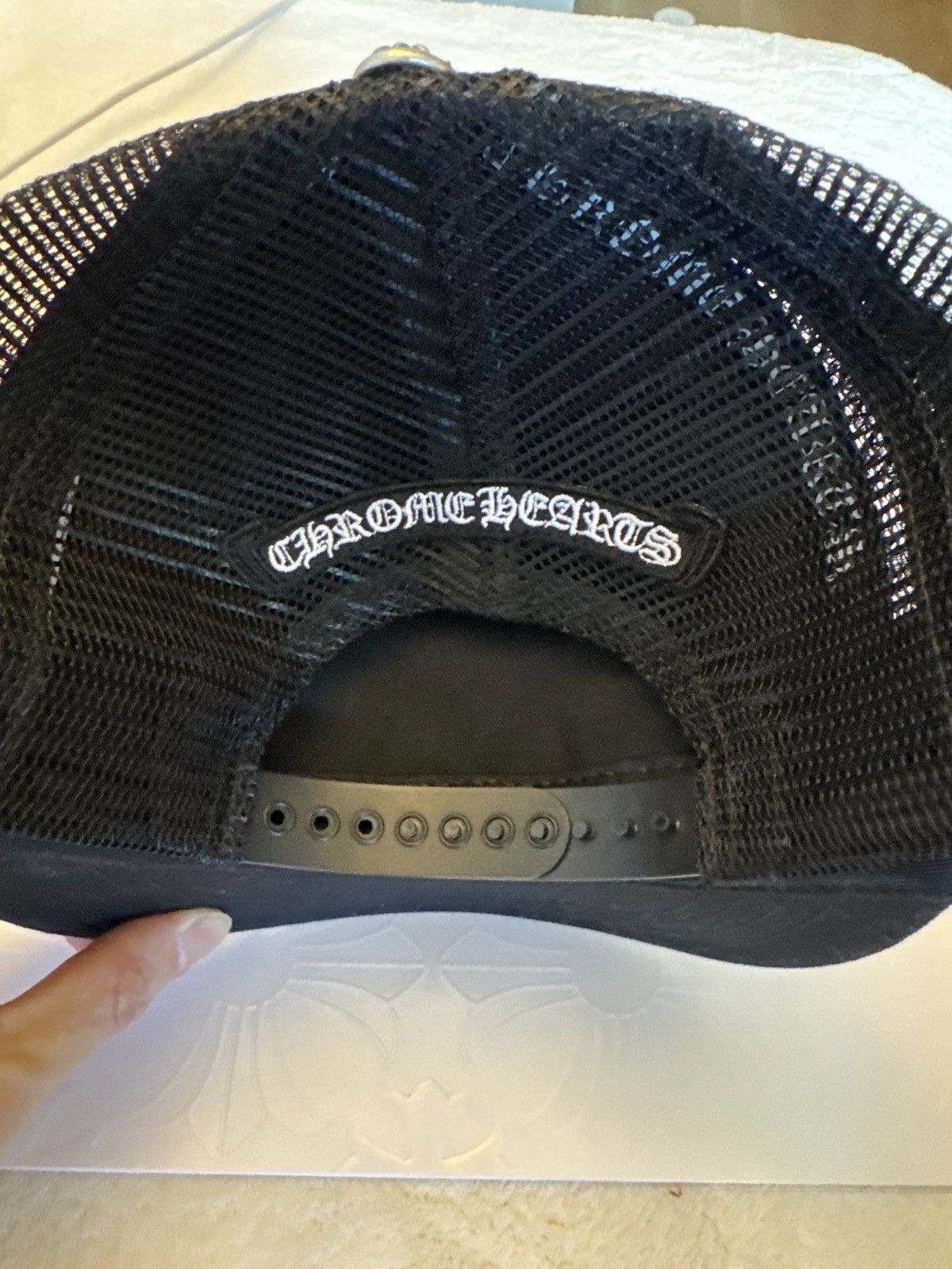 Chrome Hearts Chrome Hearts Cemetery Trucker Hat -Calf pony Hair Patch Size ONE SIZE - 2 Thumbnail