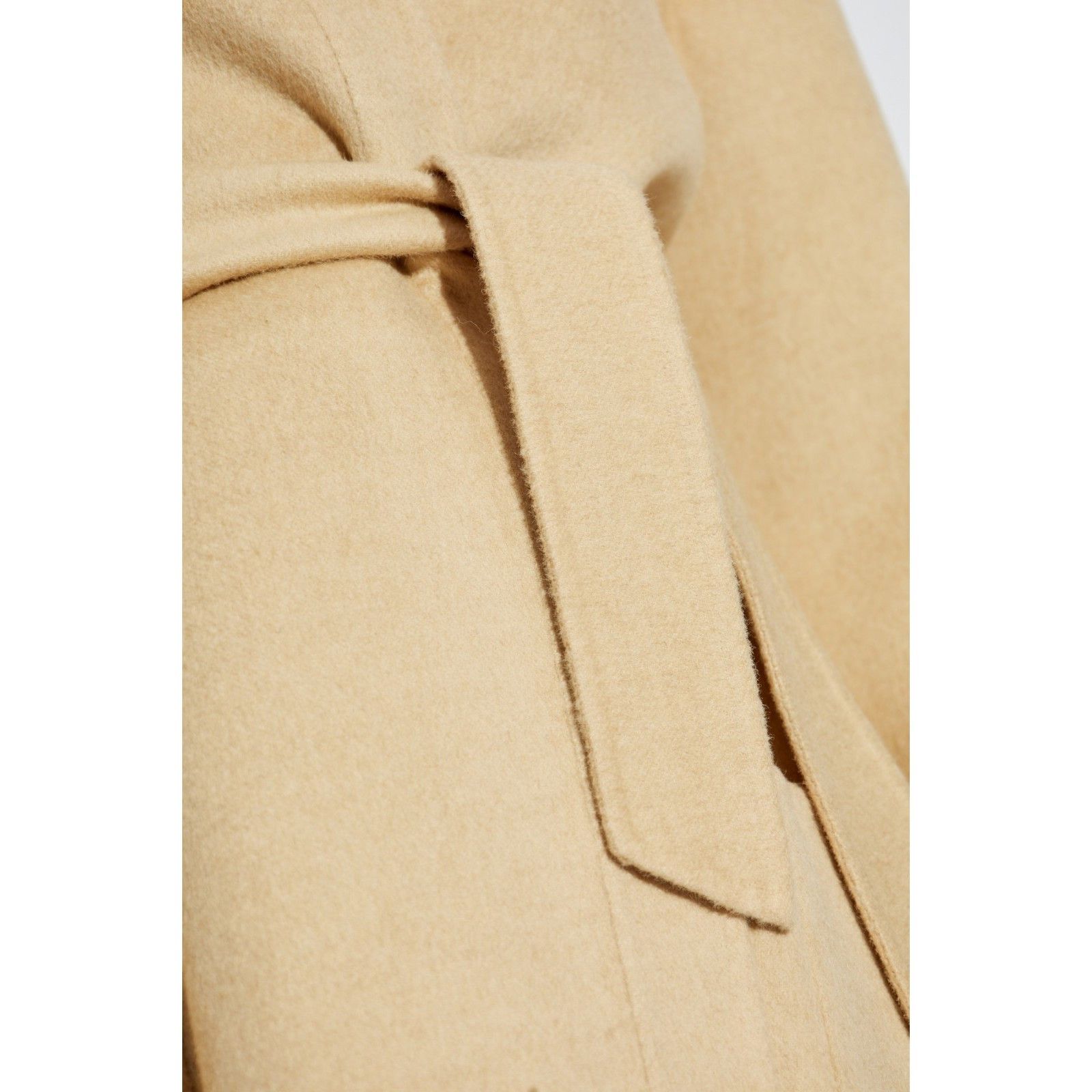 Max Mara MAX MARA Vezzose Beige Wool Long Belted Coat New & Authentic Size XS / US 0-2 / IT 36-38 - 2 Thumbnail