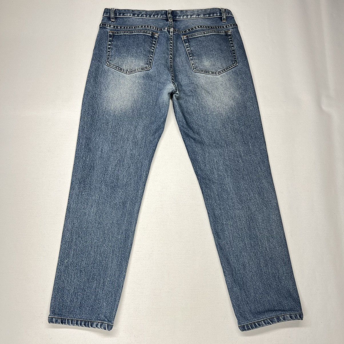 A.P.C. APC Petite New Standard Jeans Blue Denim Washed Faded Unisex Size US 32 / EU 48 - 12 Thumbnail