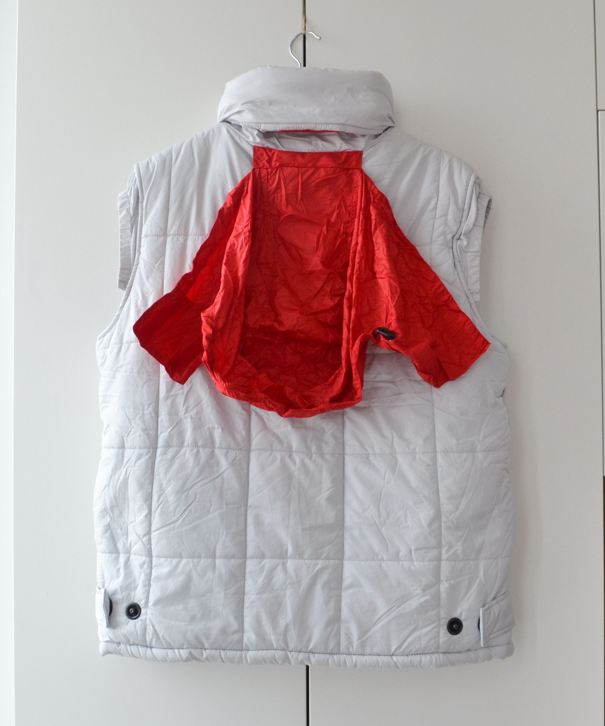 Prada PRADA Vest Reflective Jacket Hooded Utility Nylon Strap Size US M / EU 48-50 / 2 - 5 Thumbnail