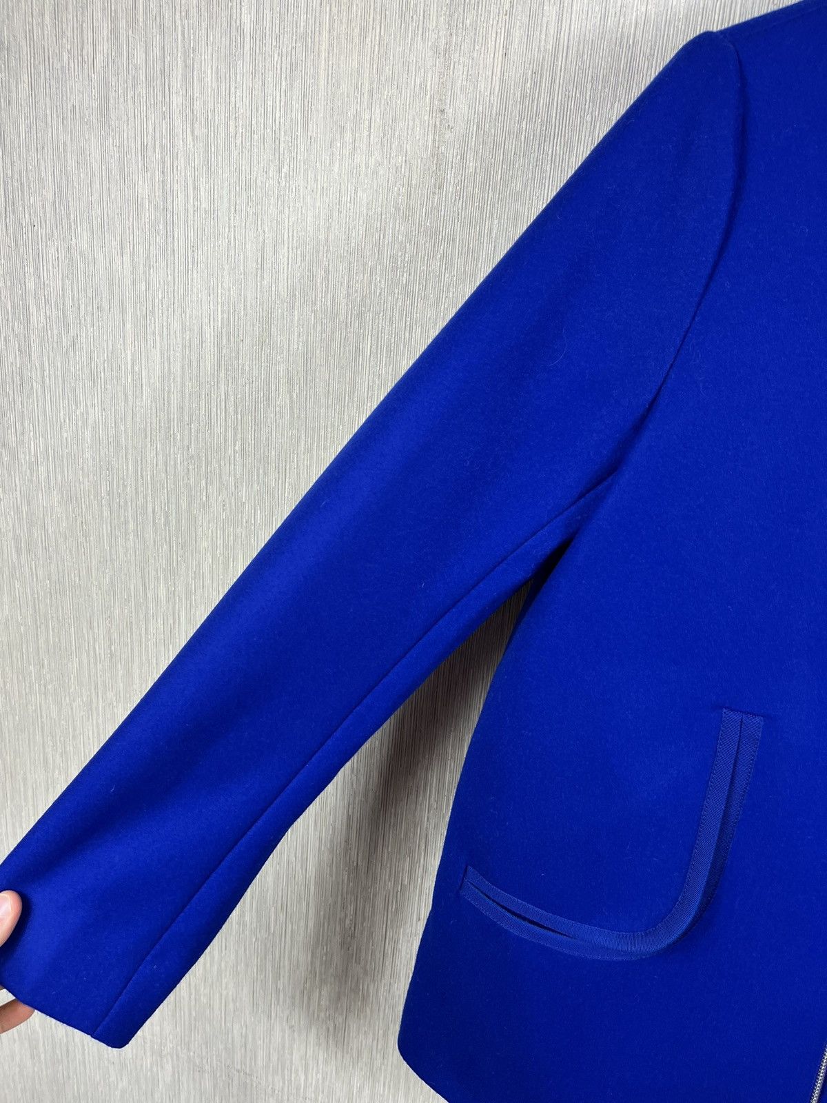 Cos × Designer COS wool cashmere blue zip coat jacket casual classic Size XS / US 0-2 / IT 36-38 - 11 Thumbnail