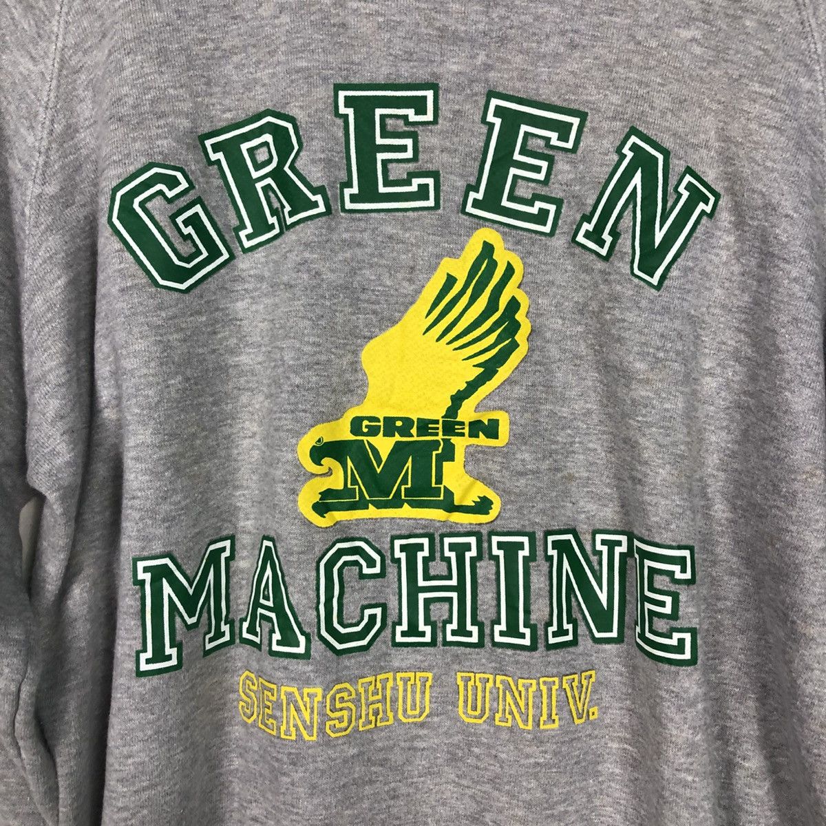 Japanese Brand 📌Green Machine Senshu University Vintage Sweatshirt Size US M / EU 48-50 / 2 - 14 Thumbnail
