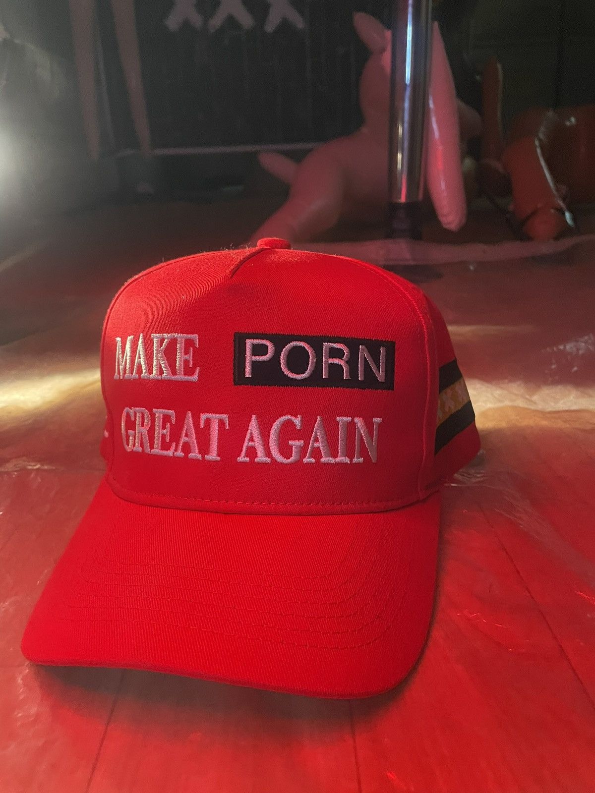 Designer Make PORN Great Again Cap – XXX SEWN Exclusive Size ONE SIZE - 1 Thumbnail