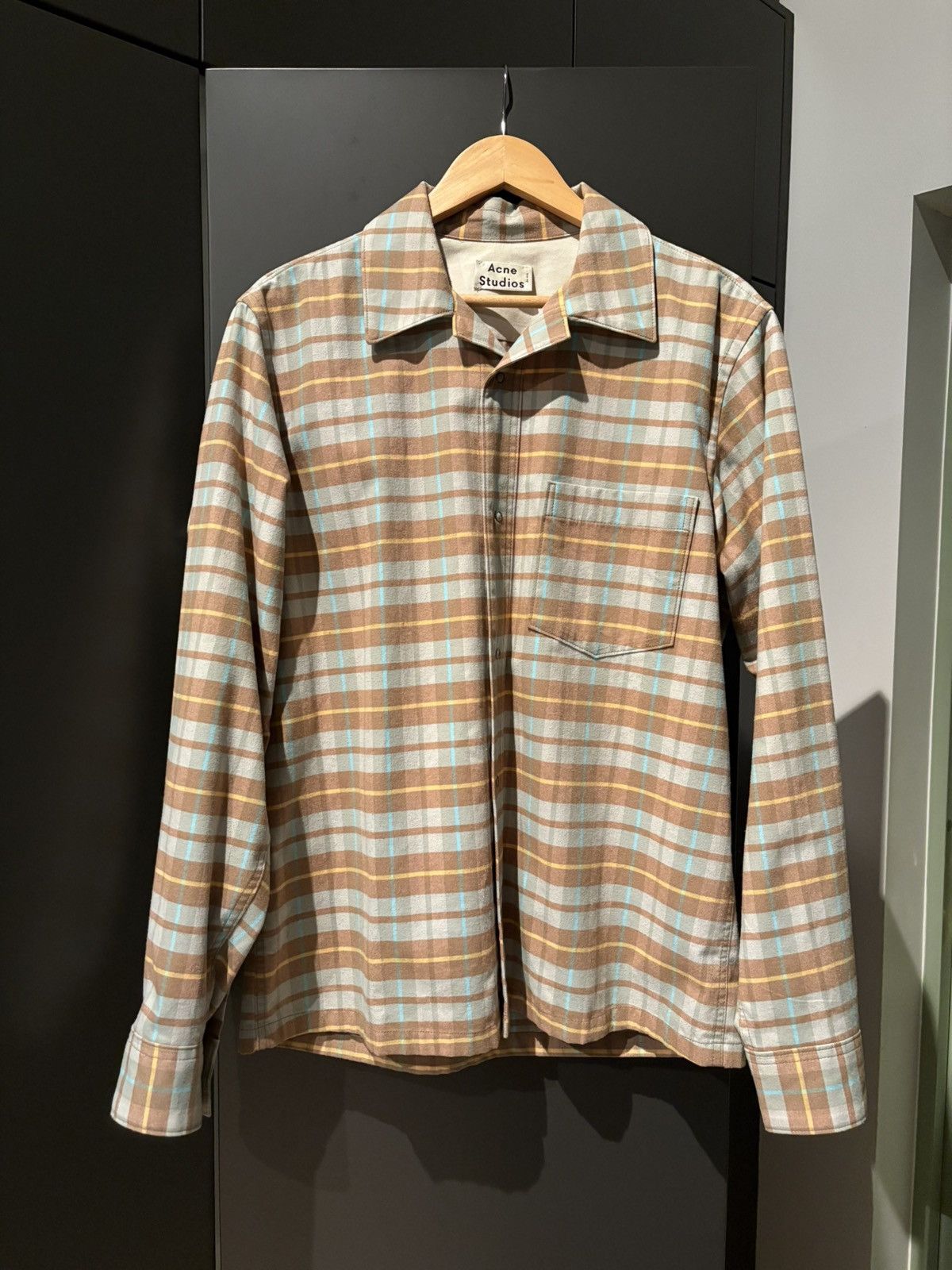 Acne Studios Acne Studios Denver Checked Shirt - Size 48 Size US M / EU 48-50 / 2 - 1 Thumbnail