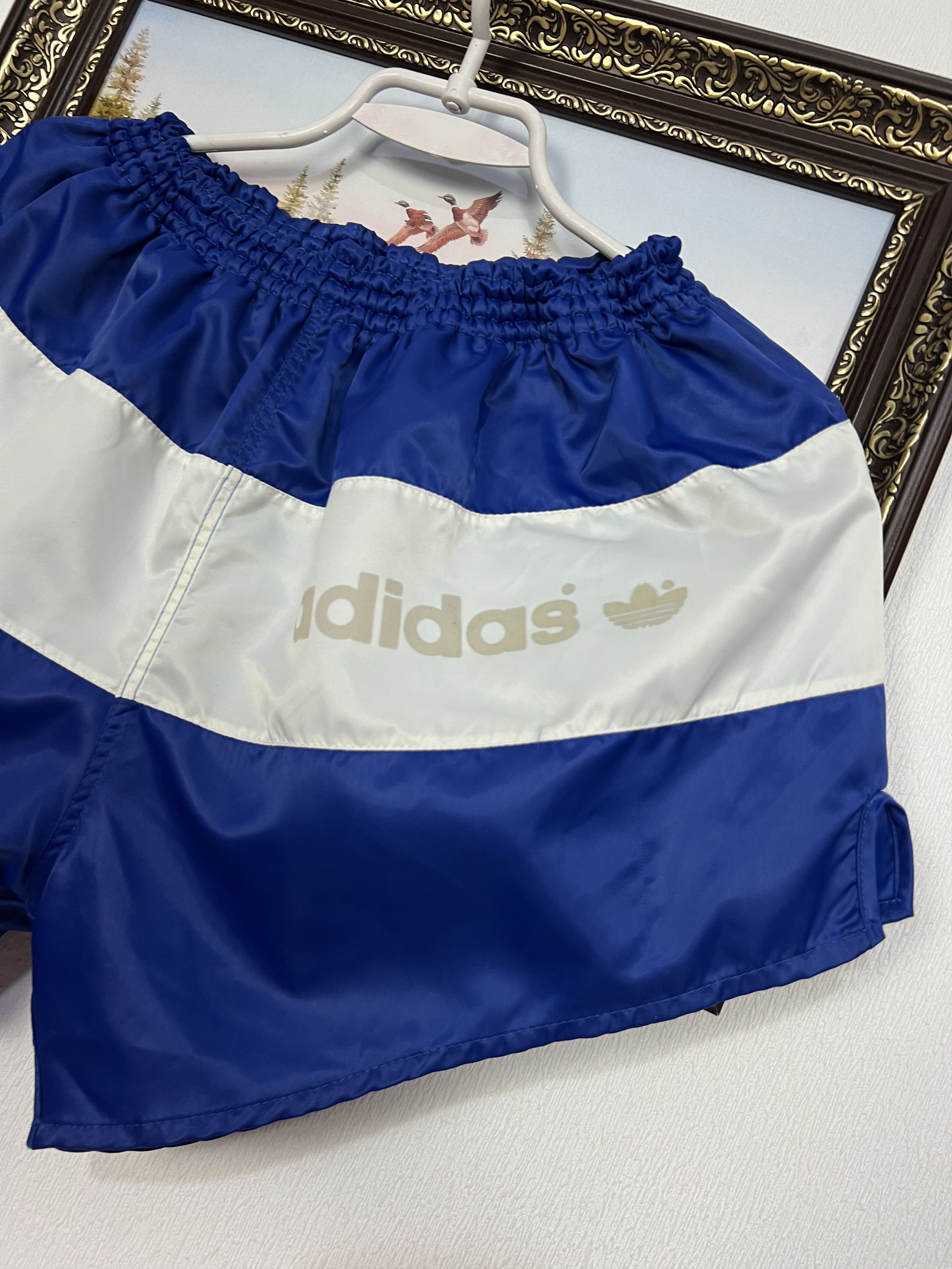 Adidas Vintage 90's Adidas West Germany Nylon Shorts Athletic Size US 32 / EU 48 - 2 Thumbnail