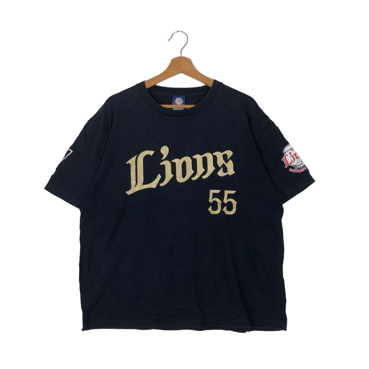 Japanese Brand VINTAGE TEE LIONS 55 SAITAMA SEIBO BIG LOGO Size US XL / EU 56 / 4 - 1 Thumbnail