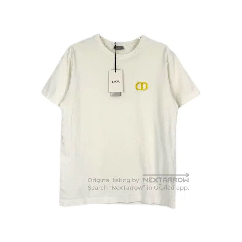 Dior Dior White embroidered logo short sleeves Size US L / EU 52-54 / 3 - 1 Thumbnail
