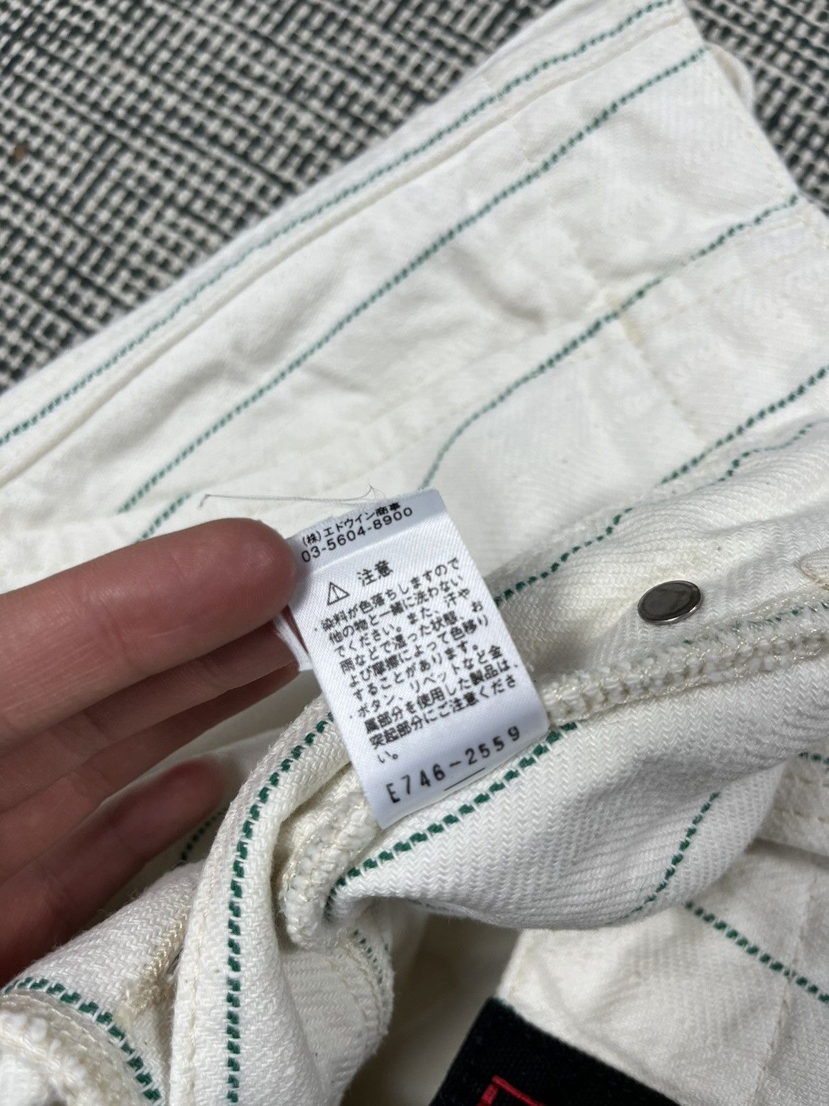 Lee rare Buddy Lee “Coca Cola” striped jeans Japan reproduction Size US 32 / EU 48 - 9 Thumbnail