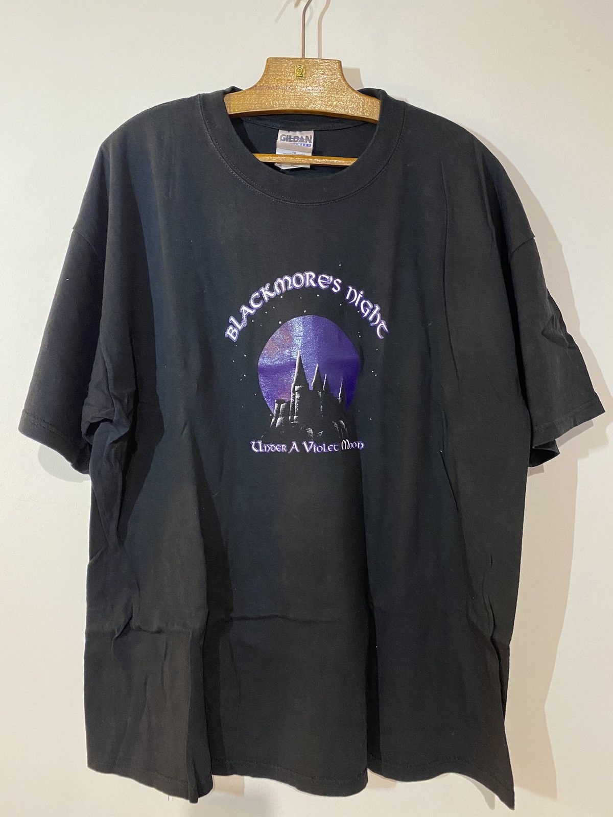 Band Tees × Vintage Vintage 90s Ritchie Blackmore night shirt under violet moon Size US XL / EU 56 / 4 - 1 Thumbnail
