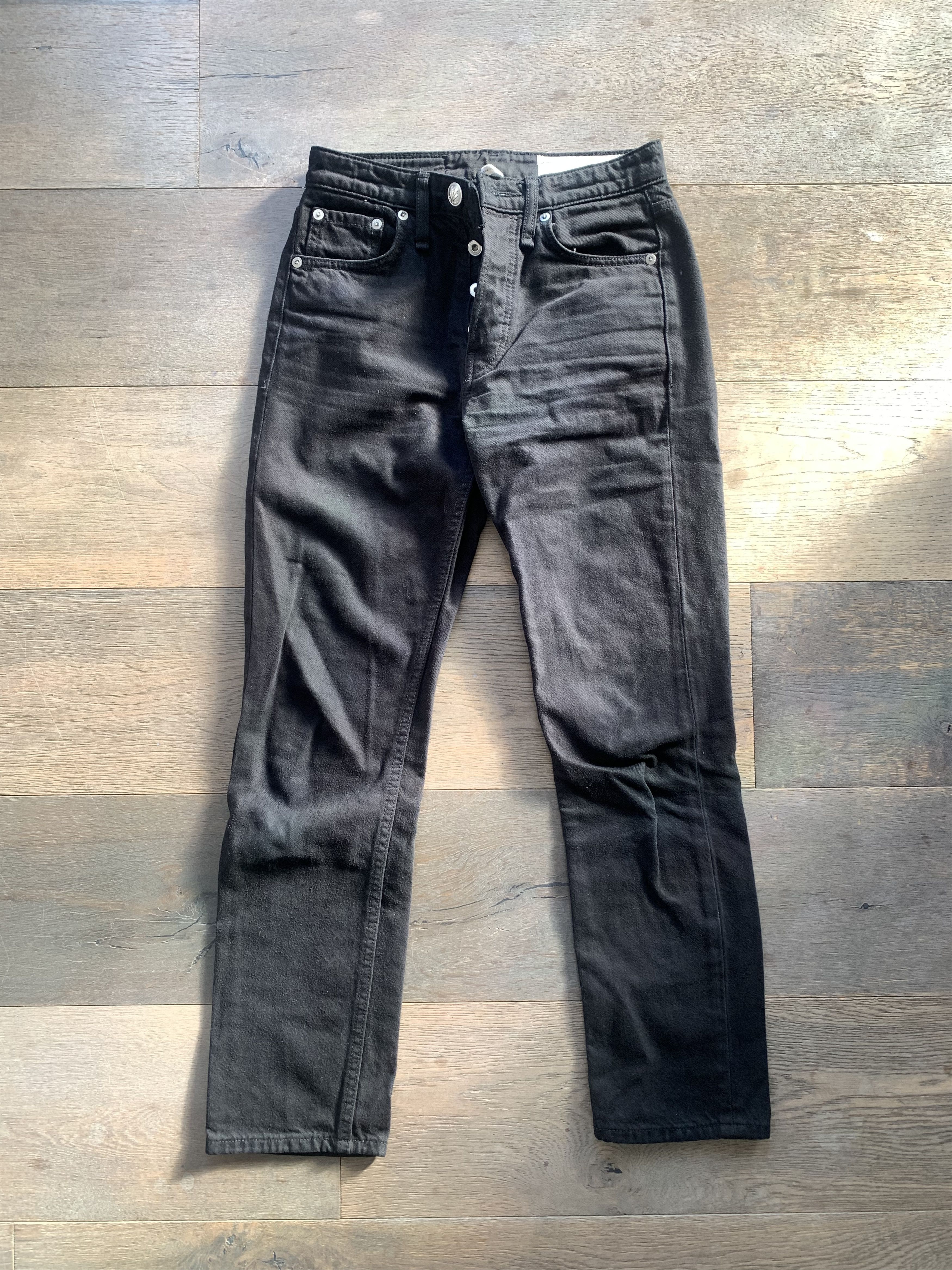 Rag & Bone Rag & Bone Black Organic Cotton Maya Jeans Size 23" - 2 Thumbnail