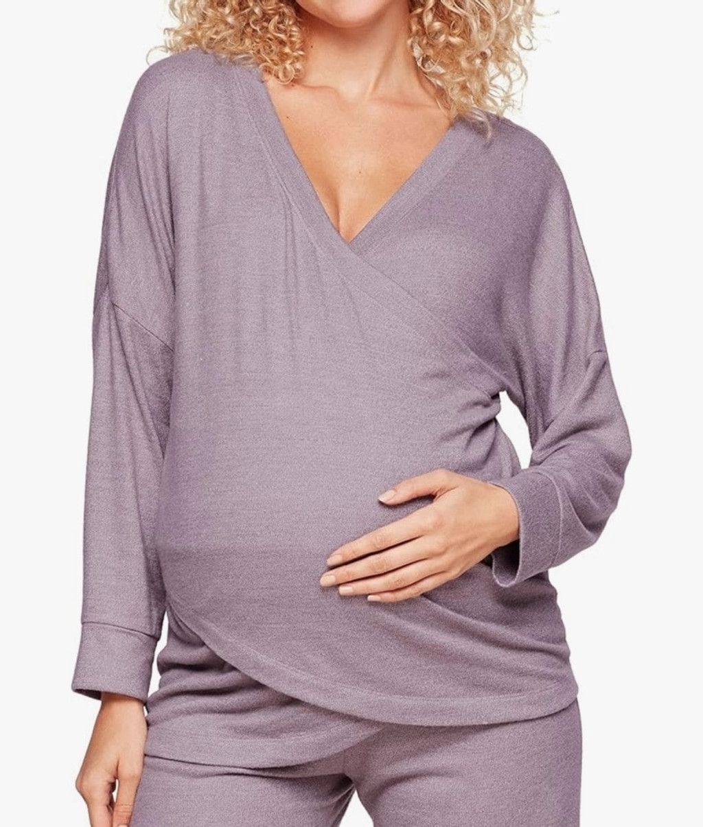 Target Basics Belabumbum | Long Sleeve Maternity Top | Size S/M Size S / US 4 / IT 40 - 8 Thumbnail