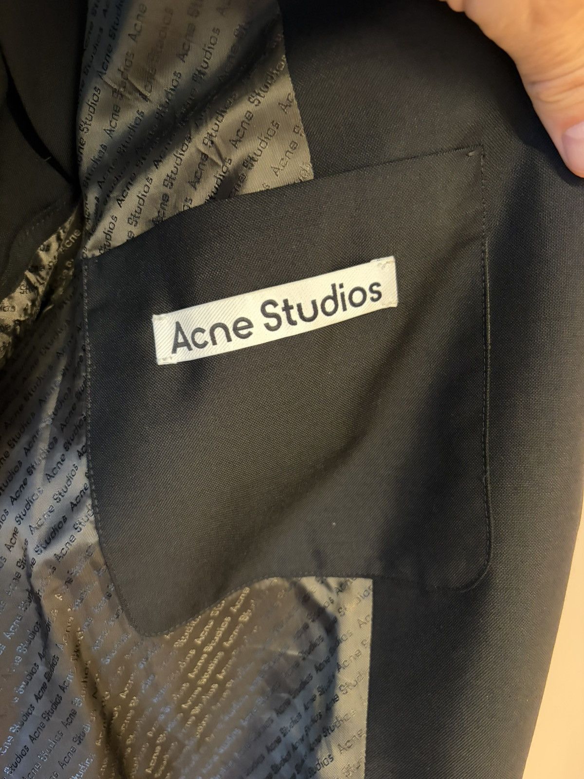 Acne Studios Acne Studios - Black Blazer Size 38R - 2 Thumbnail
