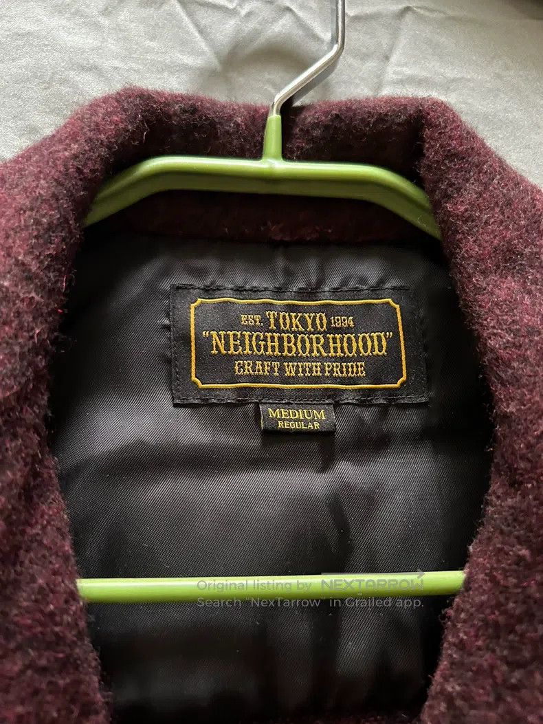 Neighborhood Neighborhood Pure Wine Red Shirt Size US M / EU 48-50 / 2 - 2 Thumbnail
