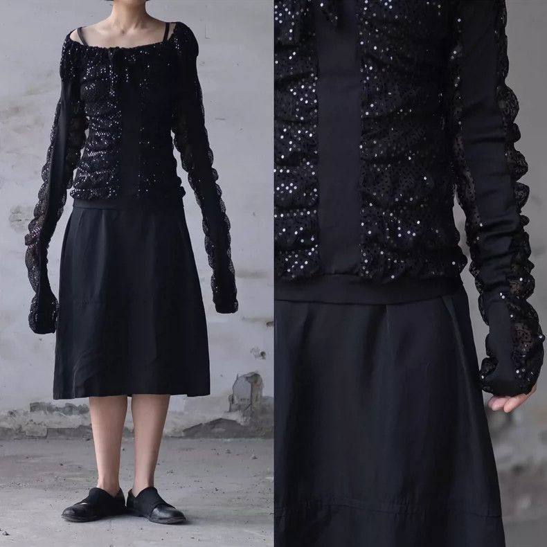 Vivienne Westwood Vivienne Westwood Black sheer top with glitter Size M / US 6-8 / IT 42-44 - 1 Thumbnail