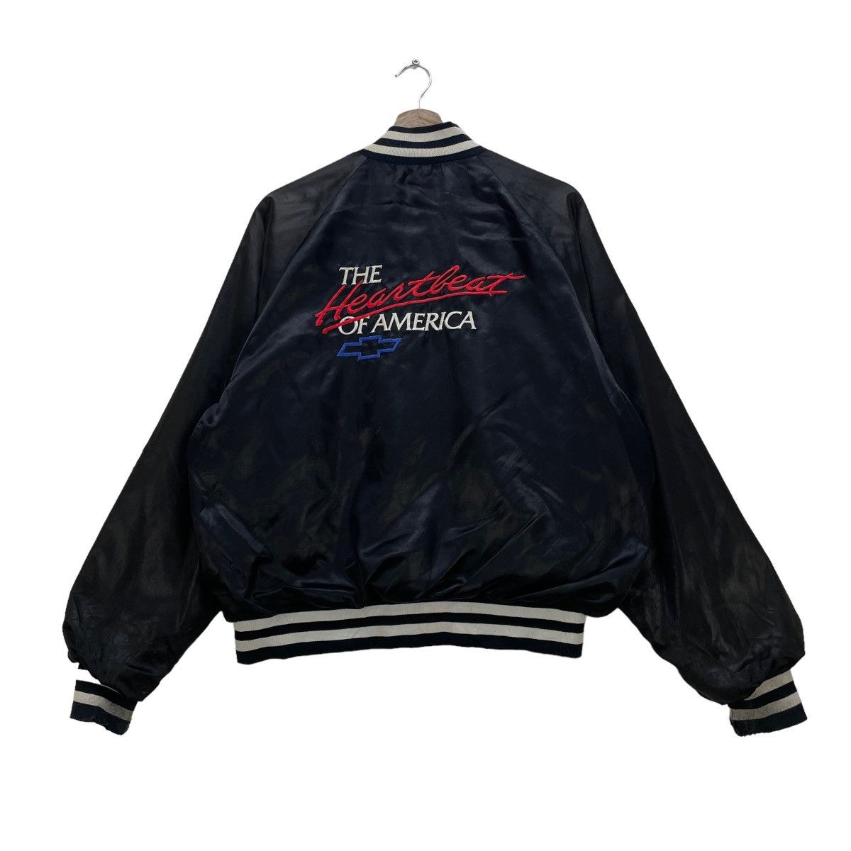 Vintage 🔥Trashed Horizon The Heartbeat Of America Chevrolet Nylon Size US L / EU 52-54 / 3 - 1 Thumbnail