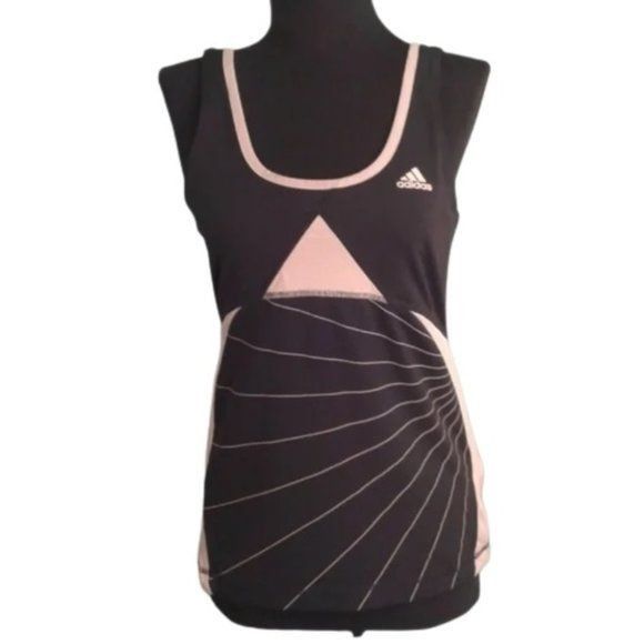 Adidas Adidas Size S Tank Top Athletic Black Pink Performance Shelf Size S / US 4 / IT 40 - 1 Thumbnail