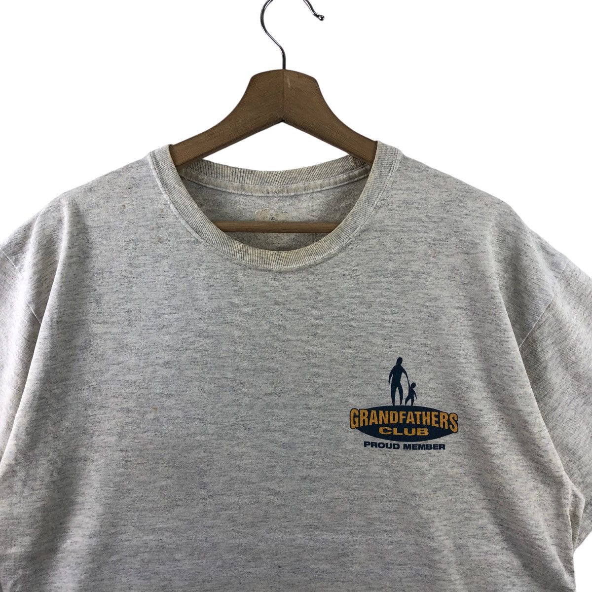 Vintage Vintage Grandfathers Club Tee Shirt Big Logo Vintage Size US XL / EU 56 / 4 - 2 Thumbnail