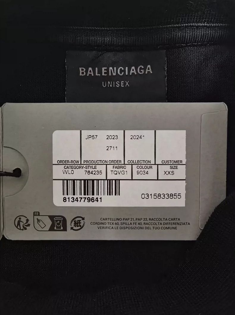 Balenciaga Balenciaga AiGen Short Sleeve T-Shirt Size US XXS / EU 40 - 5 Thumbnail