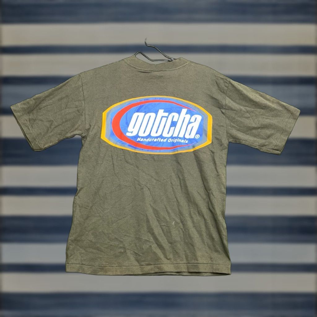 Gotcha Vintage Gotcha 90s Surf T-Shirt Men Large Brown Cotton Streetwear Logo Beach Size US L / EU 52-54 / 3 - 1 Thumbnail