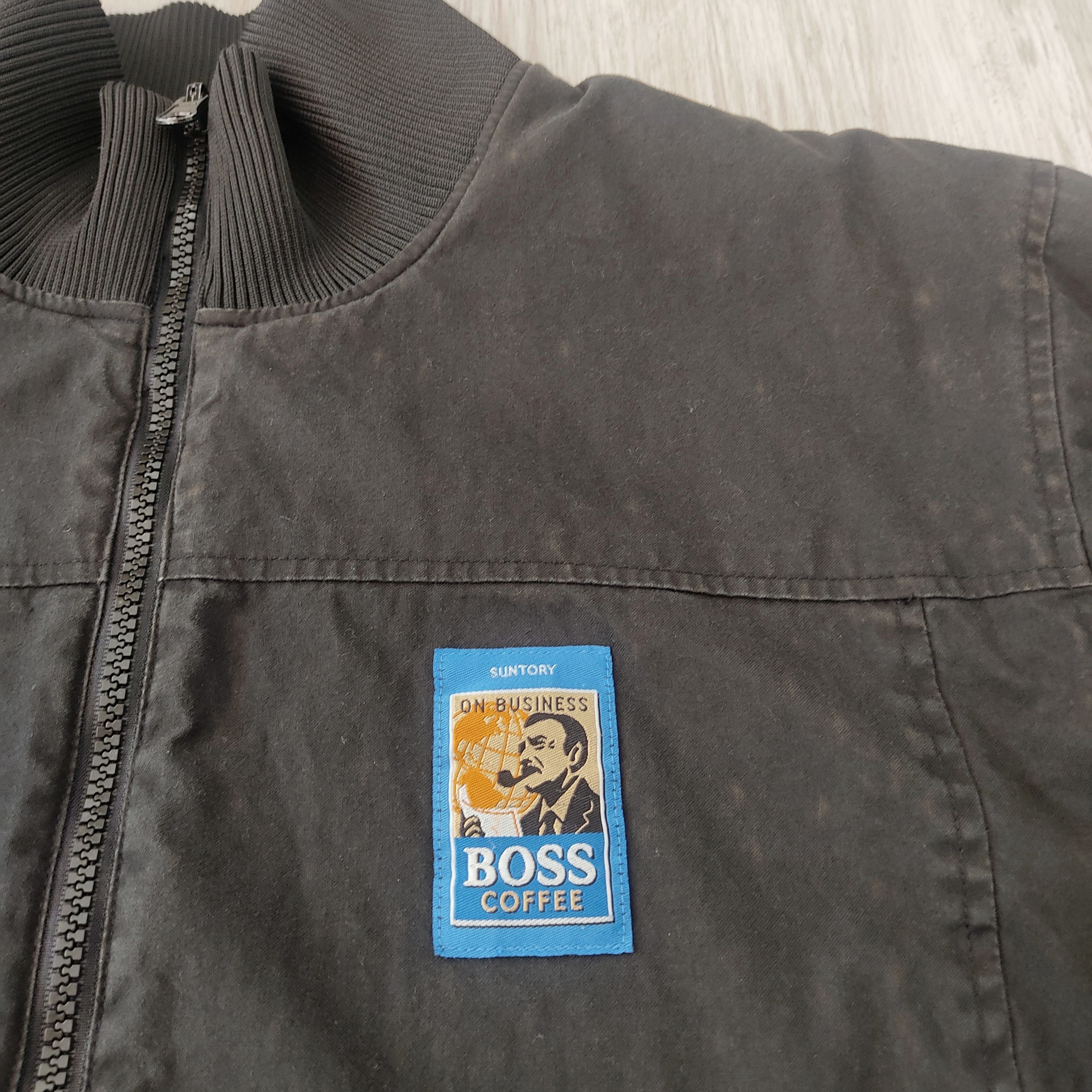 Japanese Brand SUNTORY BOSS COFFEE Cotton Fleece Reversible Jacket Size US L / EU 52-54 / 3 - 9 Thumbnail