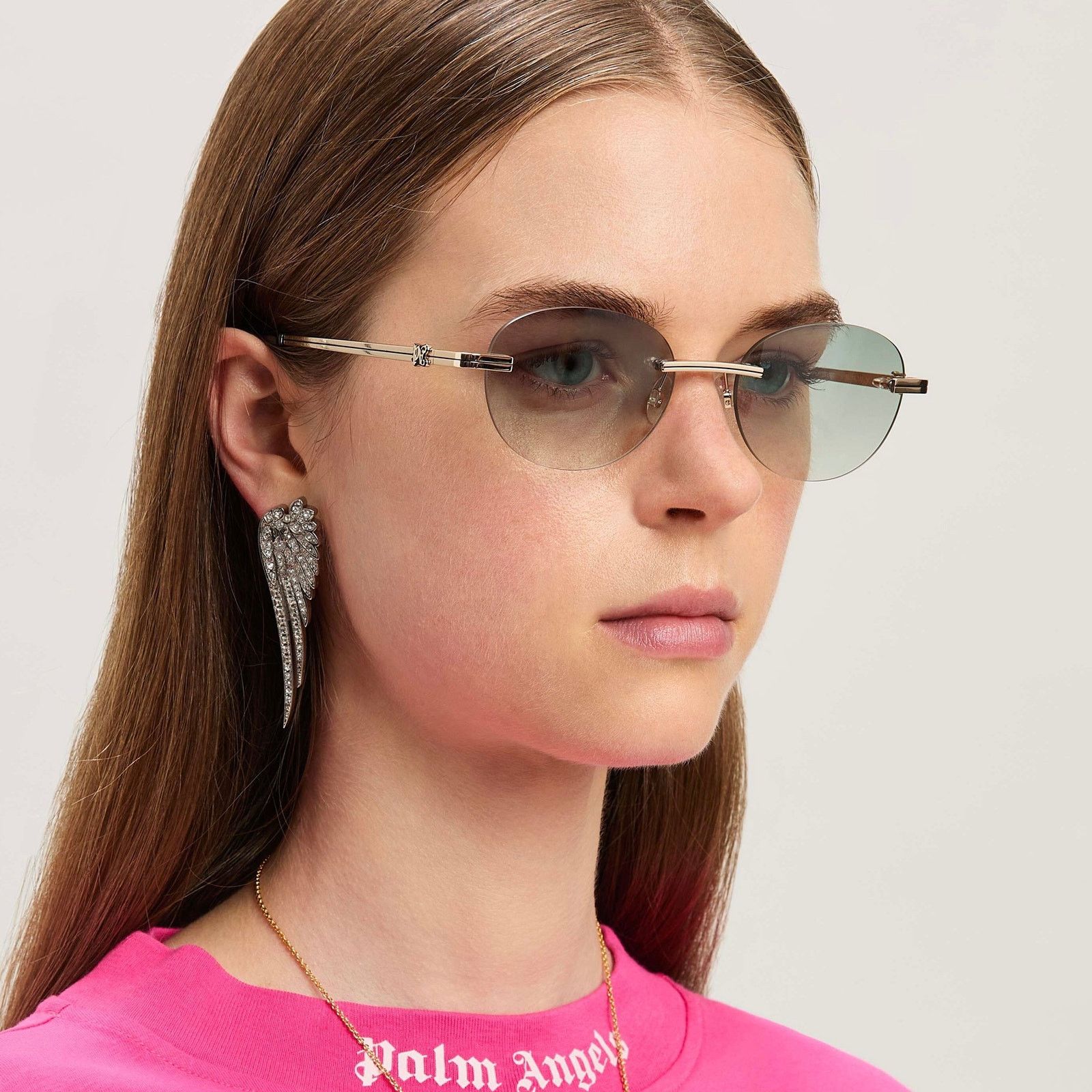 Palm Angels New, PALM ANGELS Sunglasses PERI10H 7654 Authentic Size ONE SIZE - 4 Thumbnail