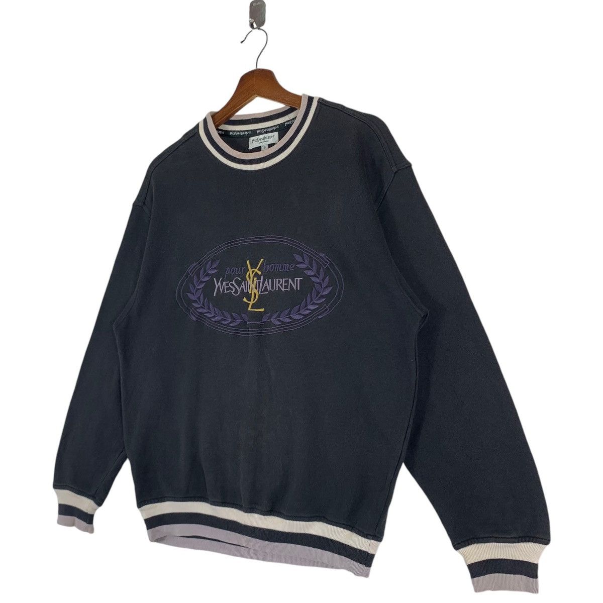 Yves Saint Laurent VINTAGE YVES SAINT LAURENT YSL SWEATSHIRT Size US S / EU 44-46 / 1 - 3 Thumbnail