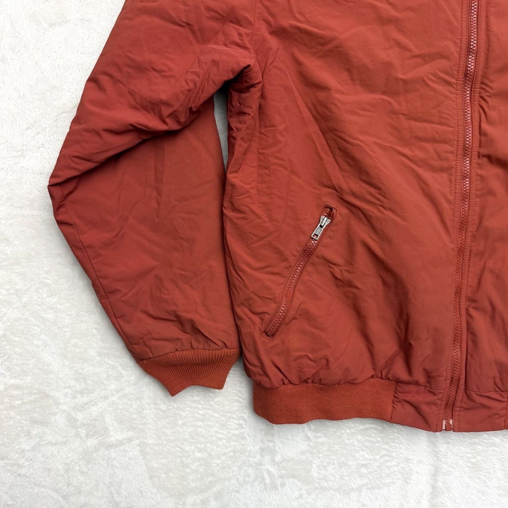 Vintage LL Bean Jacket Mens Large Orange Fleece Lined Bomber Insulated Zip Pockets Size US L / EU 52-54 / 3 - 7 Thumbnail