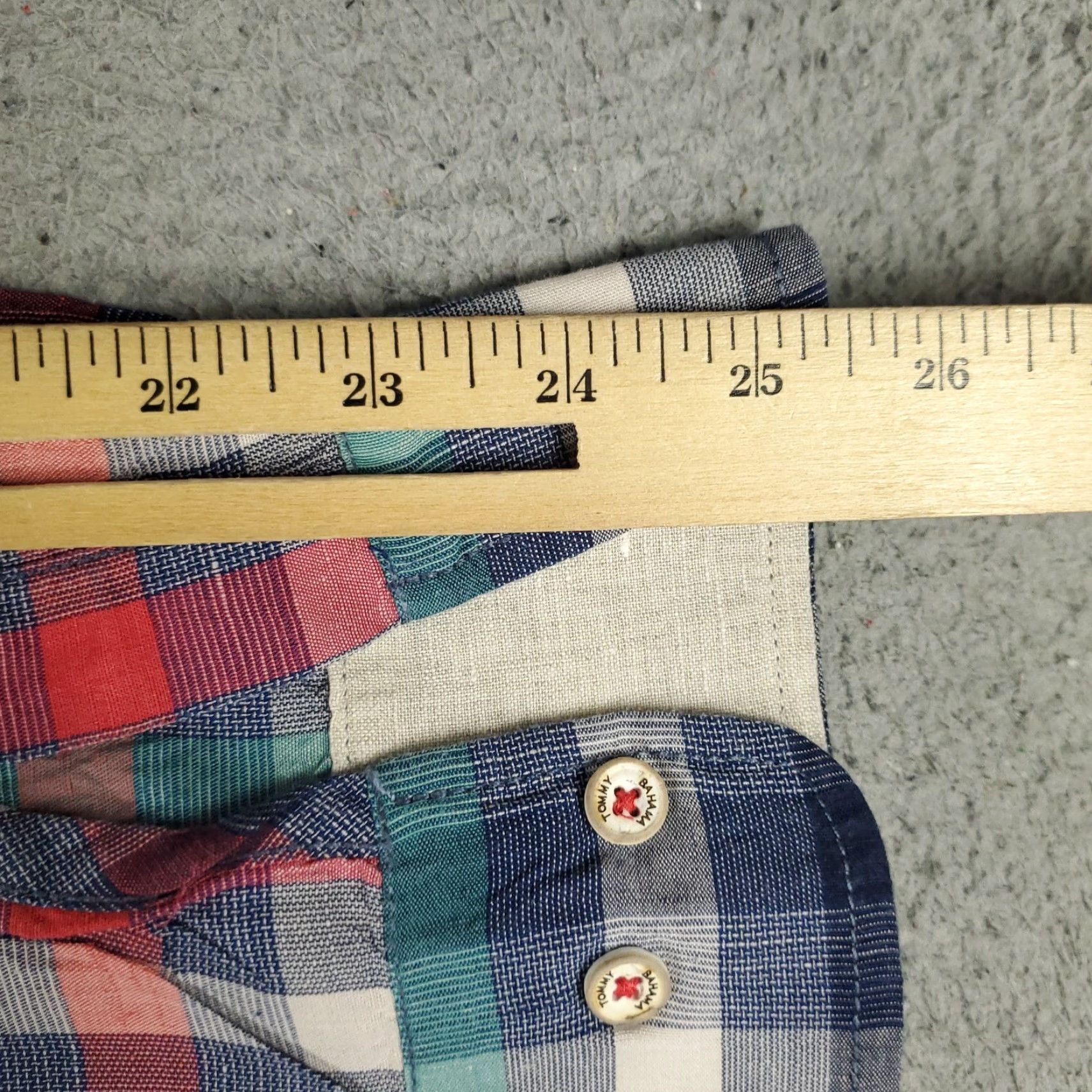 Tommy Bahama Tommy Bahama Shirt Mens XL Blue Plaid Linen Blend Button-Up Long Sleeve - Shirt - Adult XL - Blue - Tommy Bahama Size US XL / EU 56 / 4 - 6 Thumbnail