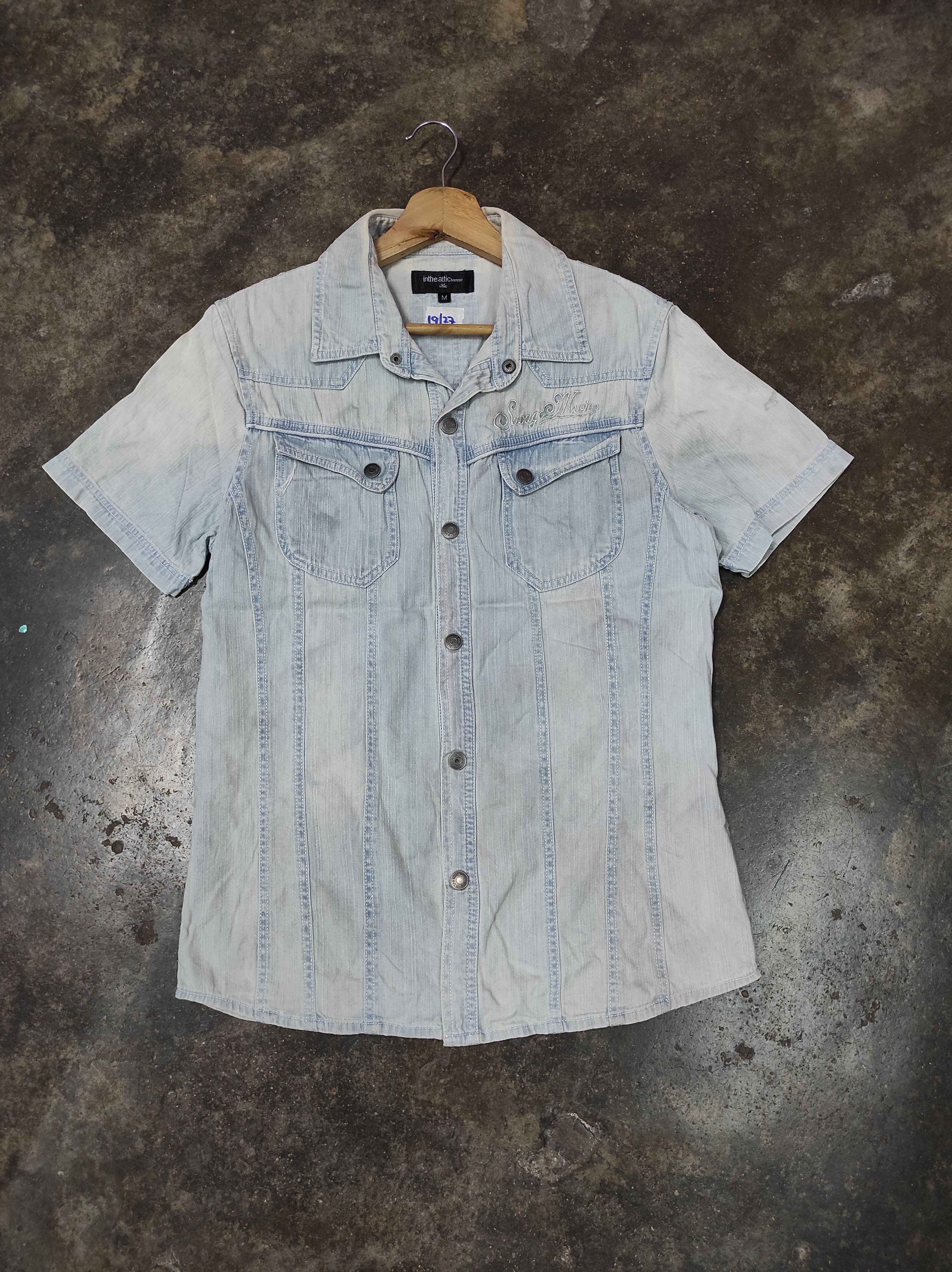Hysteric Glamour × In The Attic IN THE ATTIC HOMME DENIM SHIRT Size M / US 6-8 / IT 42-44 - 1 Thumbnail