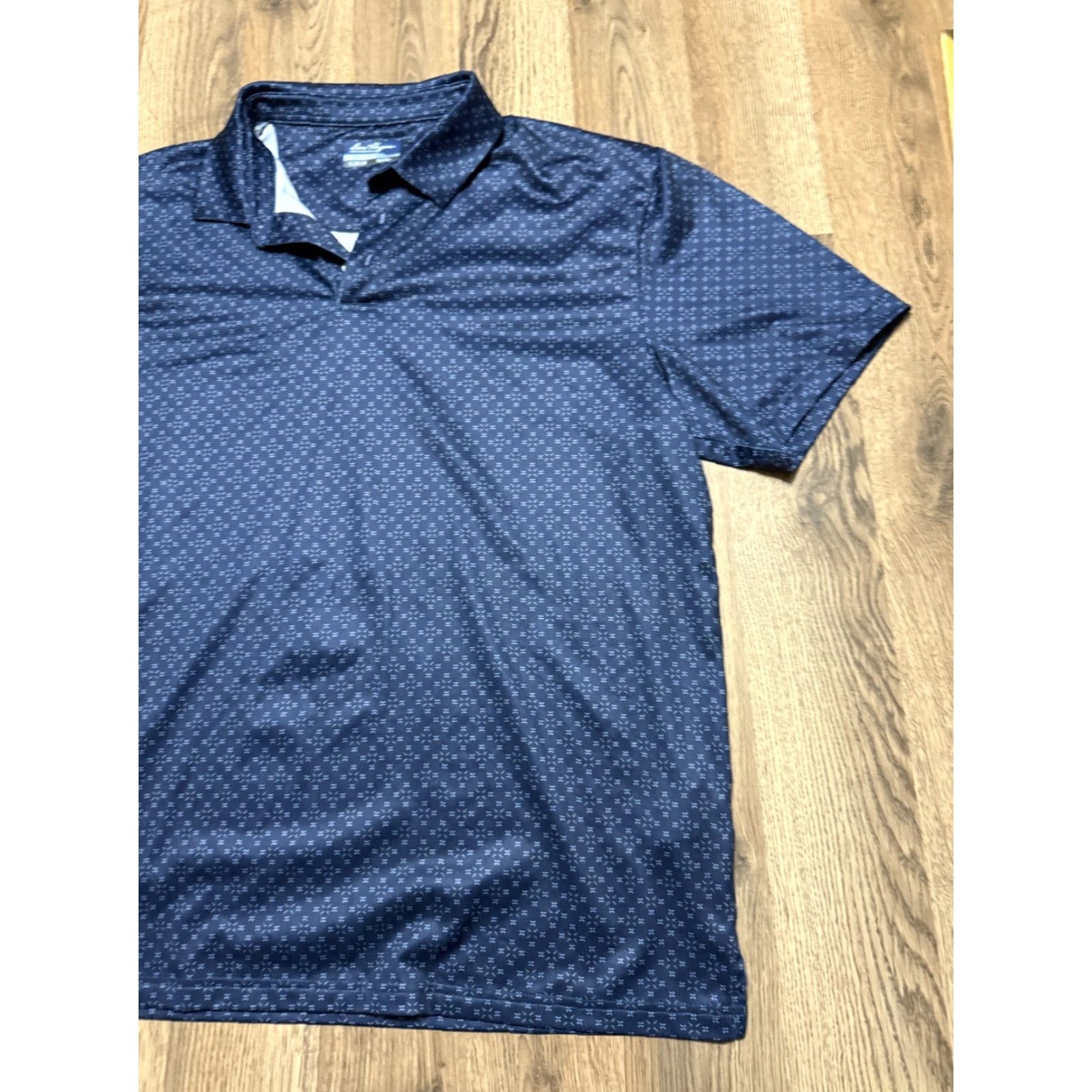 Hogan Ben Hogan Shirt Men's Large Polo Shirt Short Sleeve Blue White Polo Casual Sports Modern Mens Size US L / EU 52-54 / 3 - 4 Thumbnail