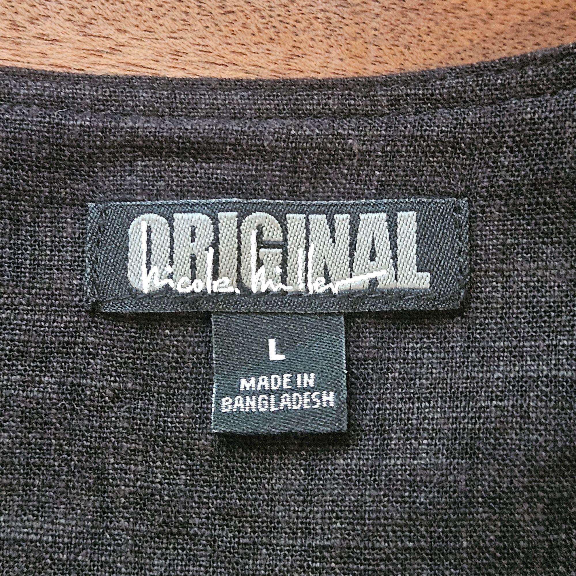Nicole Miller Nicole Miller Wn Linen Mini Dress Charcoal L Quiet Luxury Mi Size L / US 10 / IT 46 - 4 Thumbnail