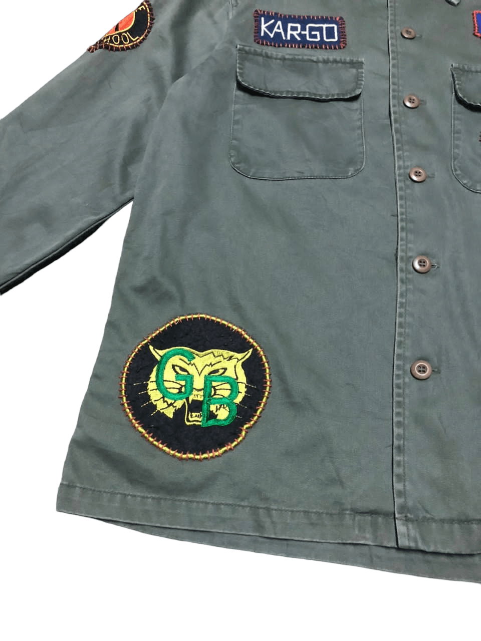 Vintage Vtg Union Outfitter C-46 Button Down Shirt Custom Patch Size US M / EU 48-50 / 2 - 13 Thumbnail