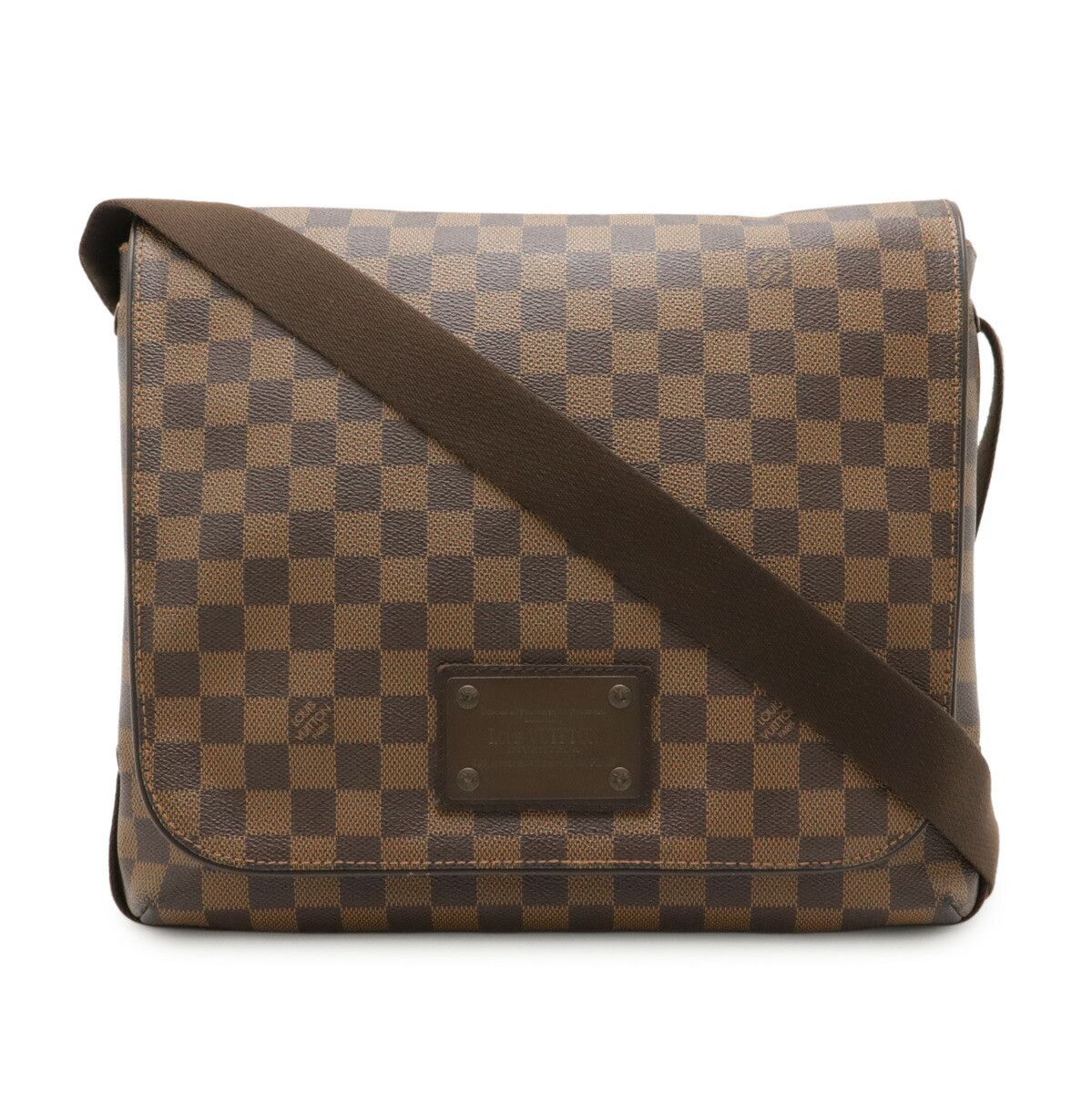 Louis Vuitton Louis Vuitton Louis Vuitton Brooklyn MM Damier Shoulder Bag Canvas Crossbody Bag N51211 DUTY FREE for USA Size ONE SIZE - 1 Thumbnail