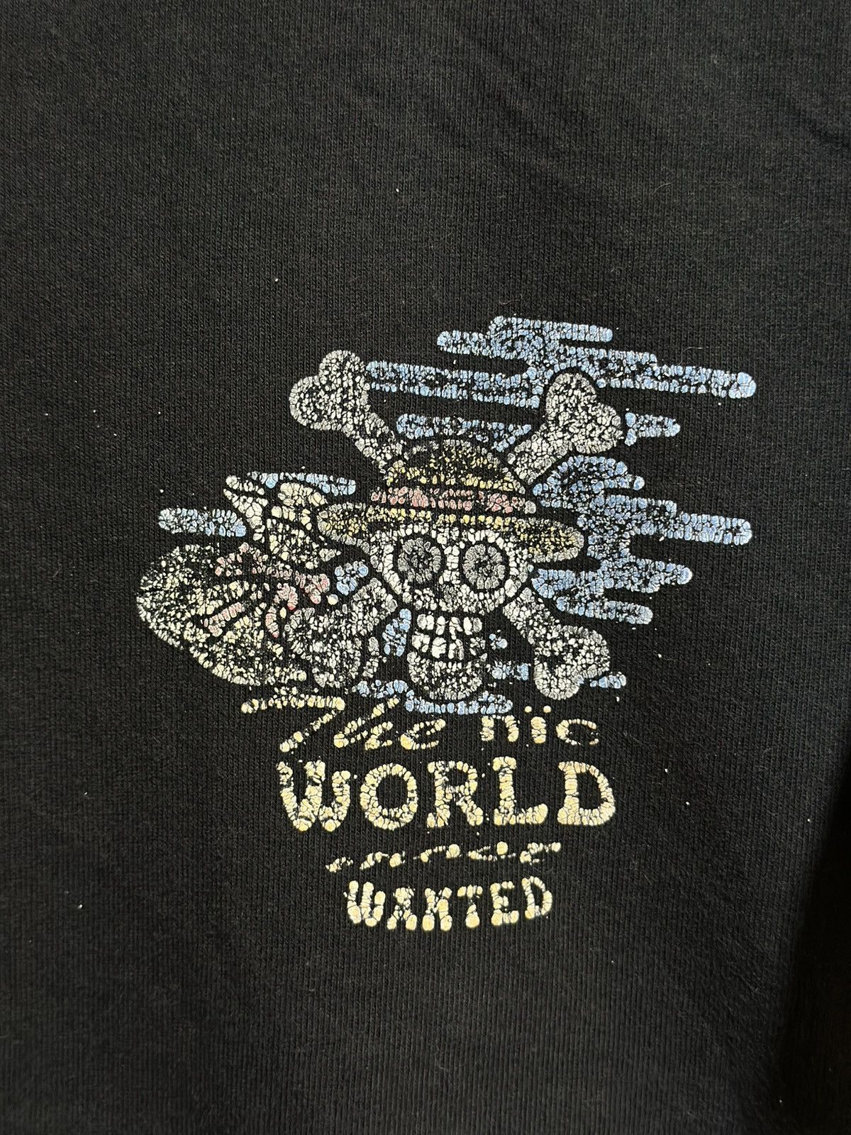 Anime × One Piece × Vintage Vintage One Peace Luffy The Die World Wanted Faded Tee Size US L / EU 52-54 / 3 - 5 Thumbnail