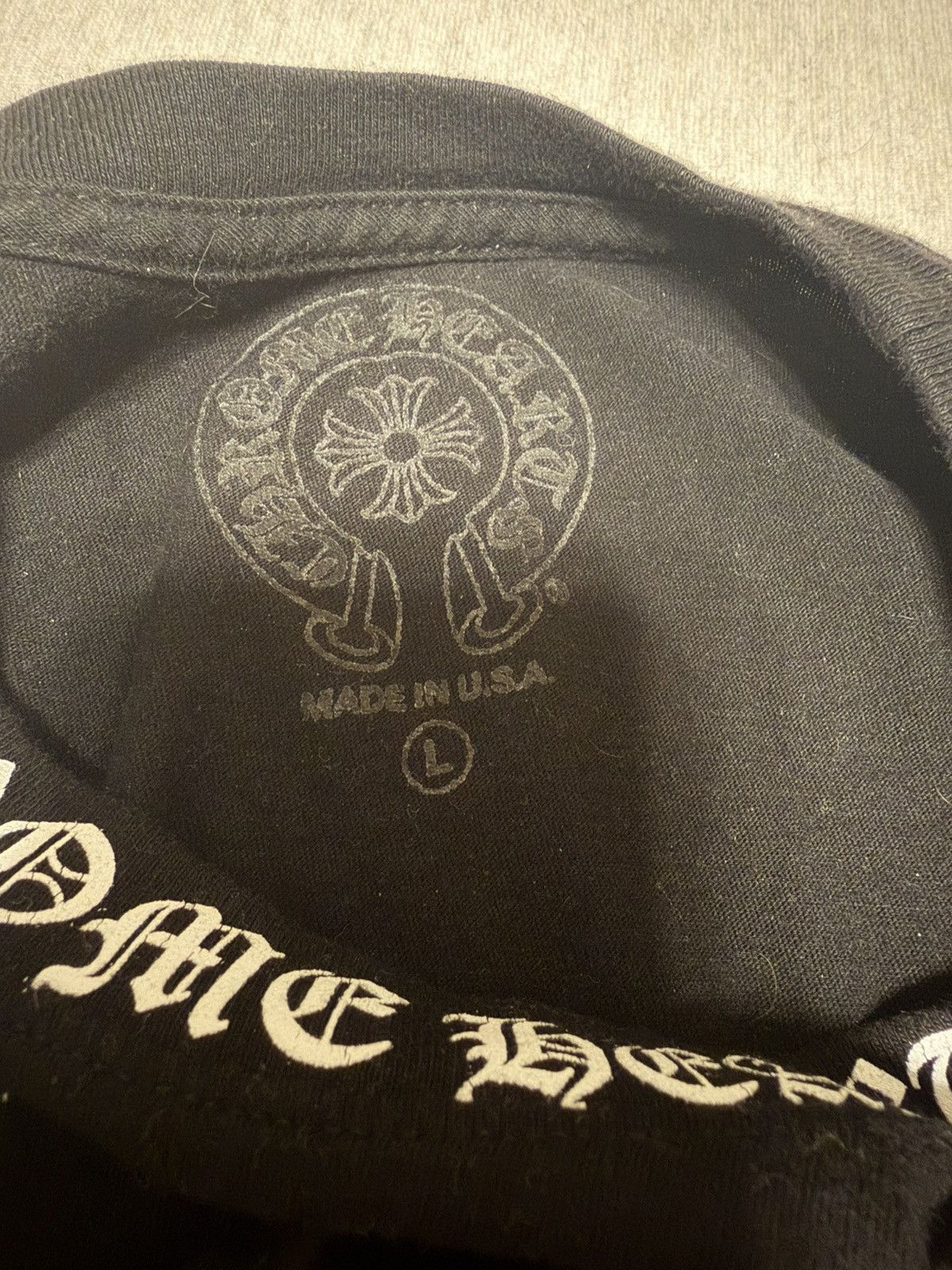 Chrome Hearts Chrome Hearts Pocket T-Shirt with neck design Size US L / EU 52-54 / 3 - 16 Thumbnail